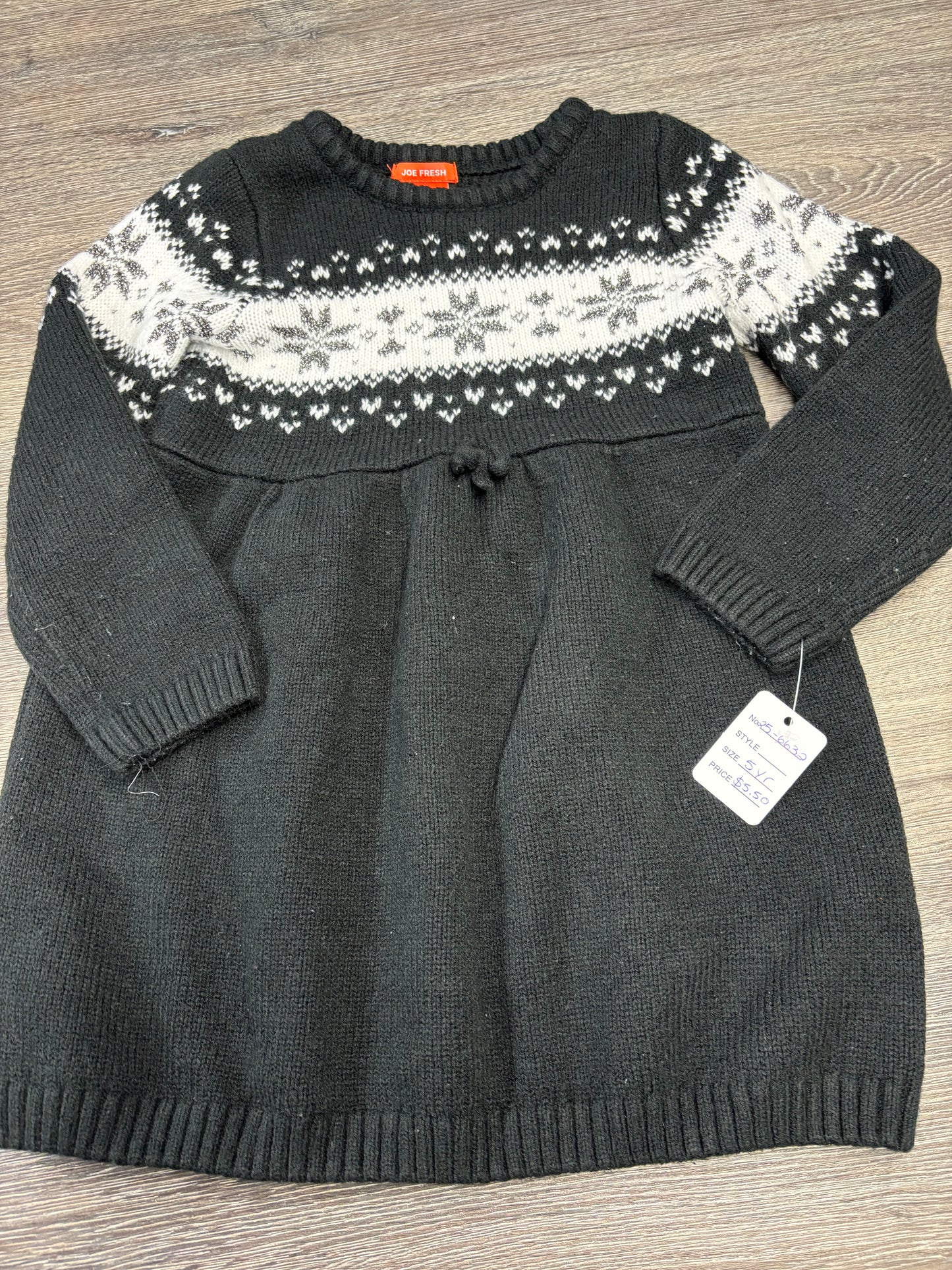 5 Yr “Joe Fresh” Knit Dress