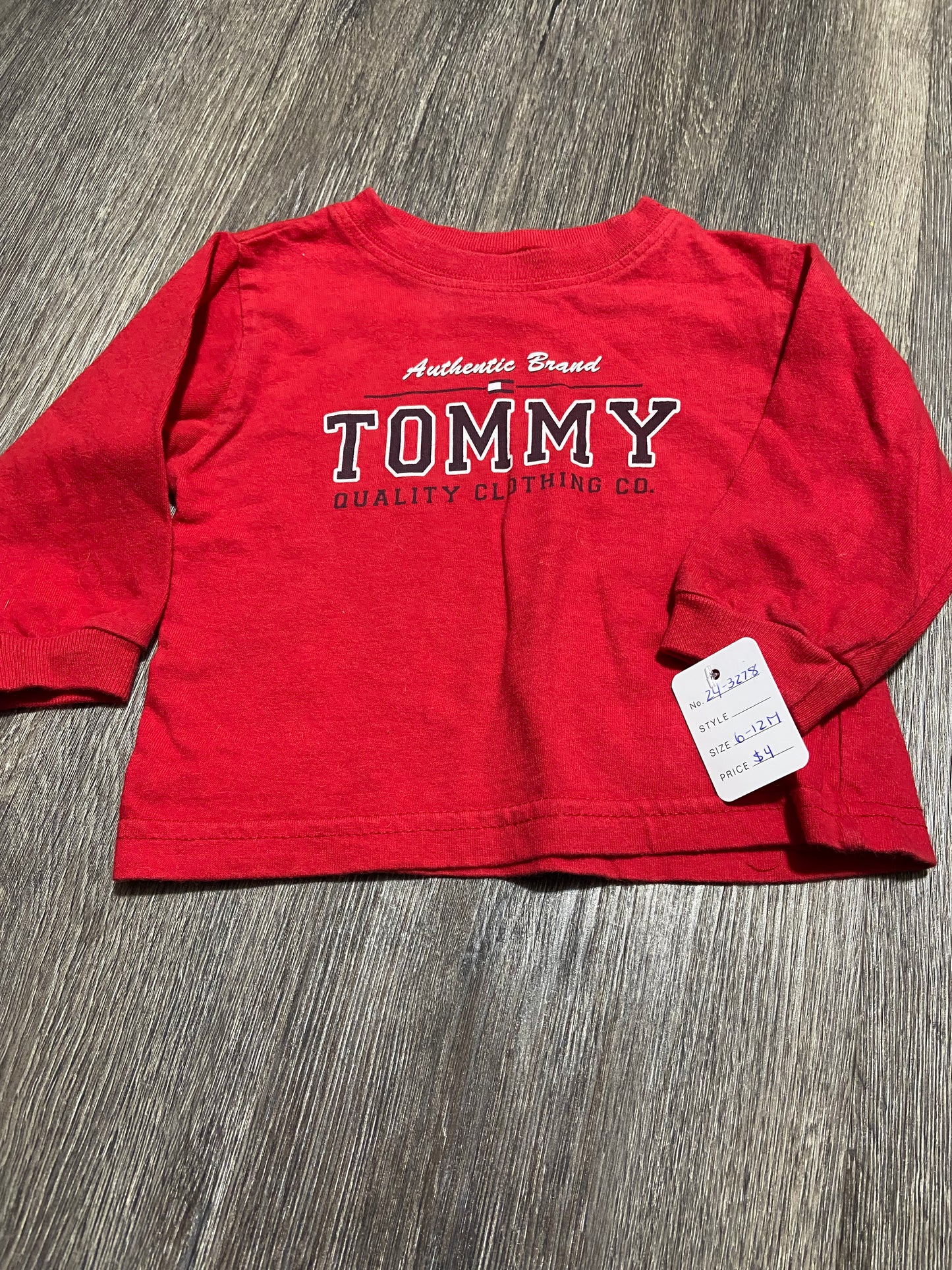 6-12 M “Tommy Hilfiger” Shirt