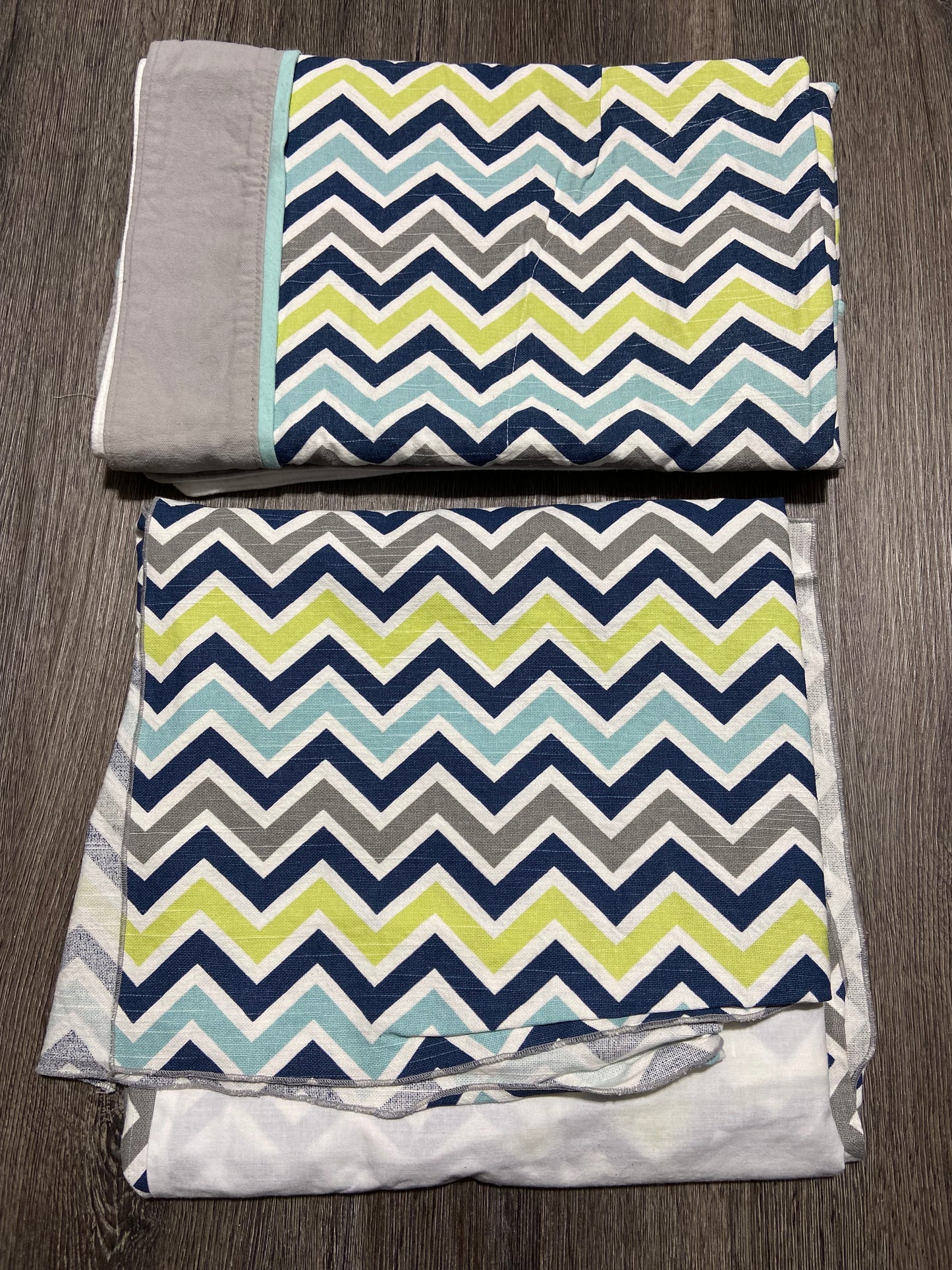 Crib Skirt and Blanket