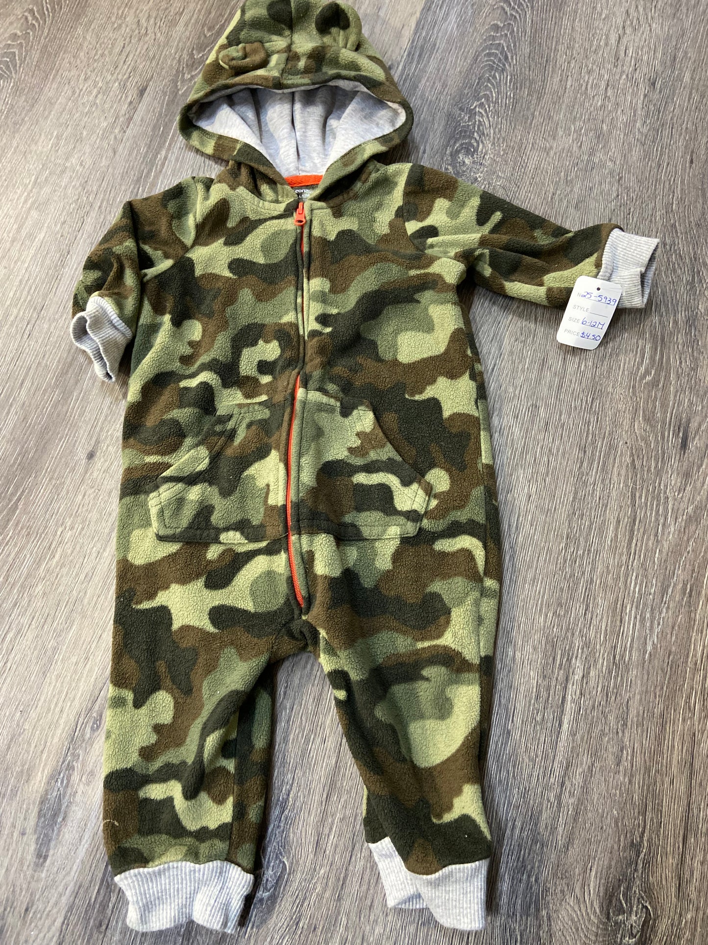 6-12 M “George” Fleece Sleeper