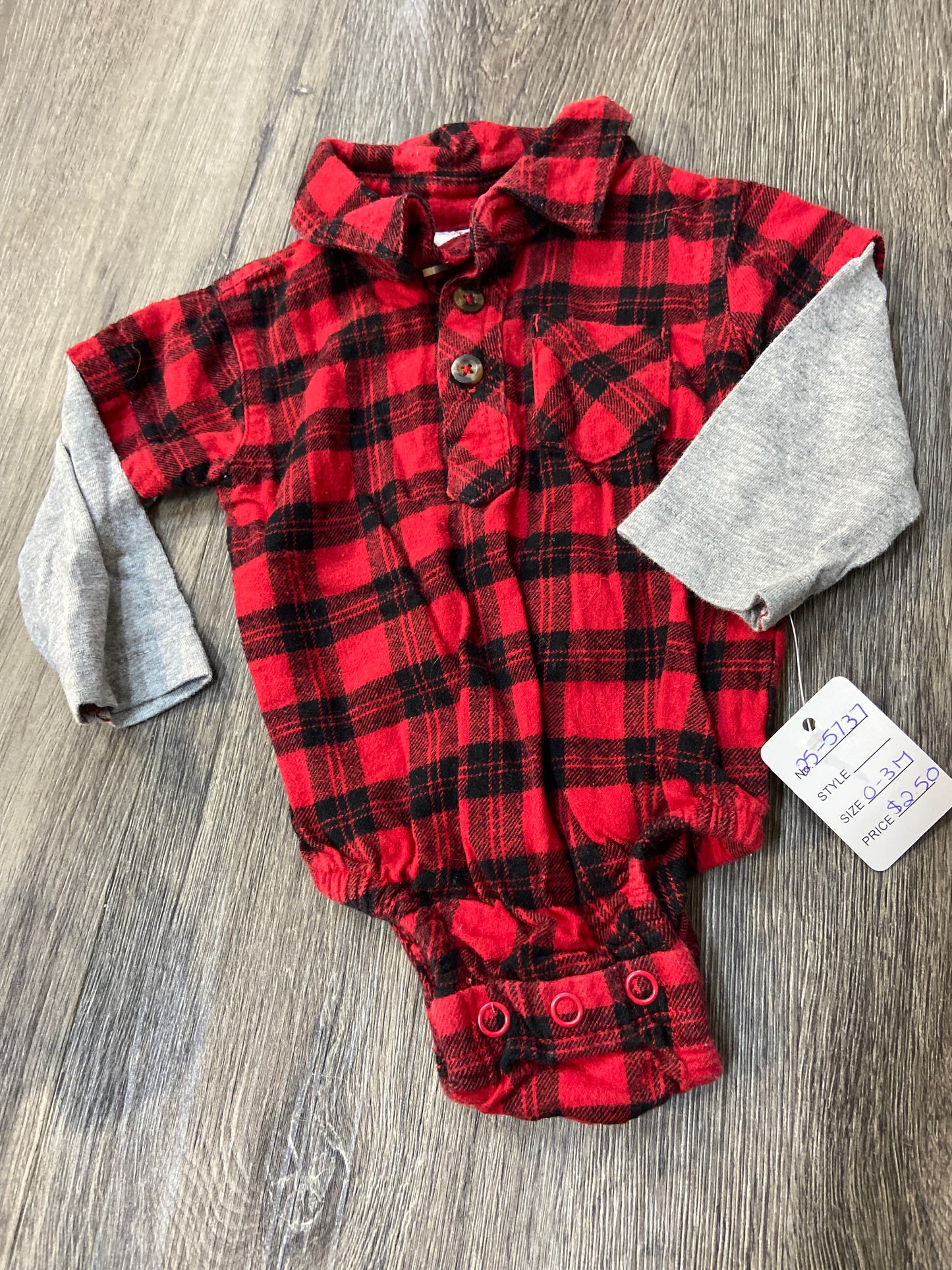 0-3 M “George” Onesie