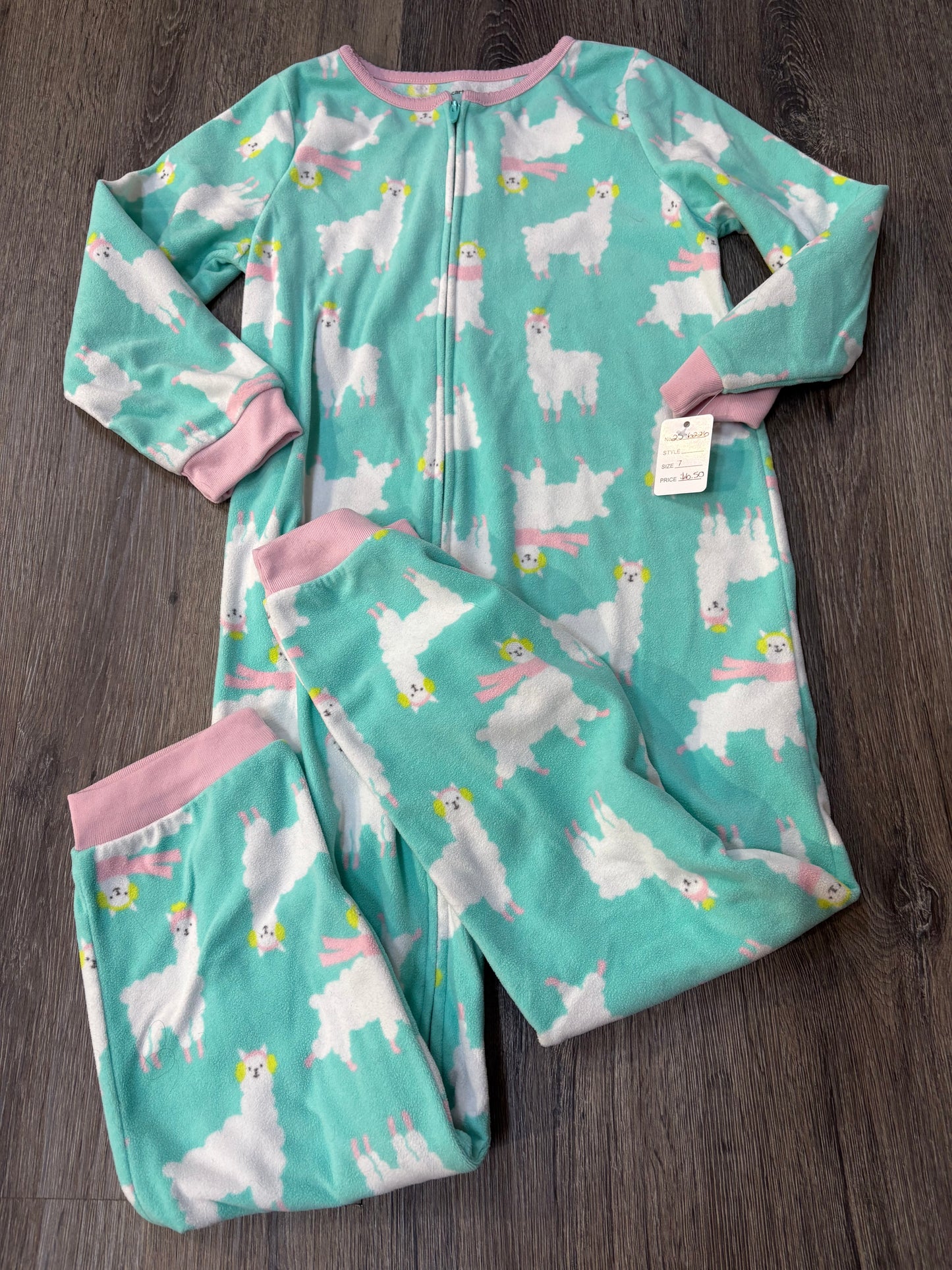 7 “Carter’s” Fleece One Piece