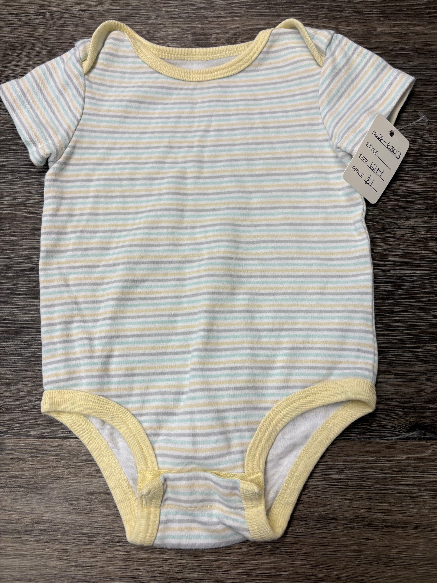 12 M “Rococo” Onesie