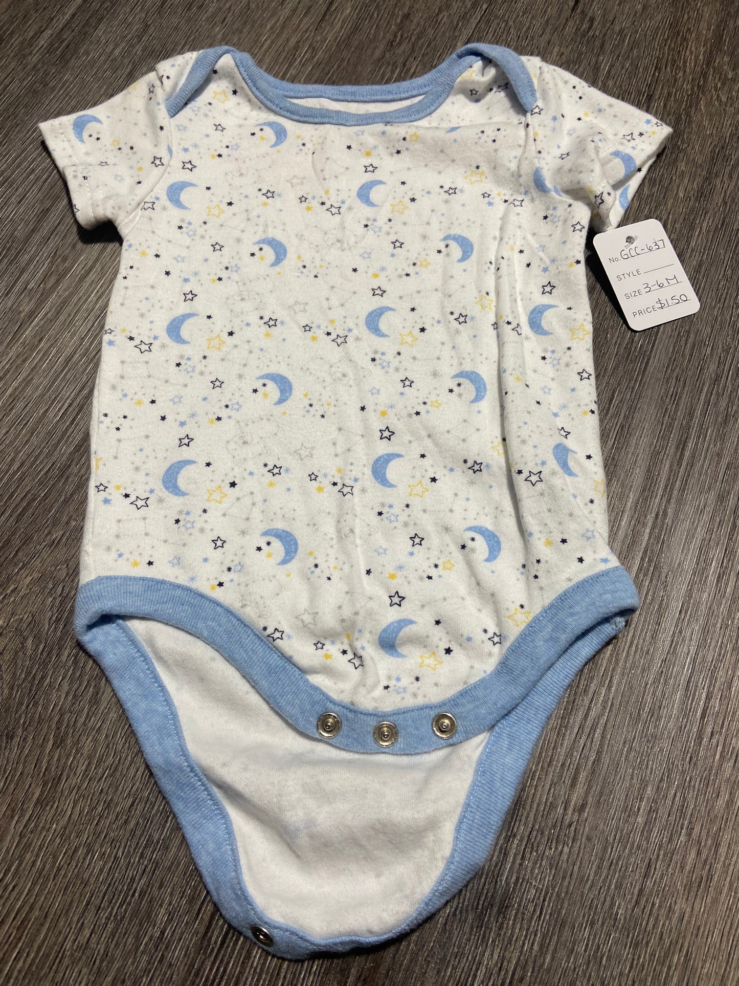 3-6 M “George” Onesie