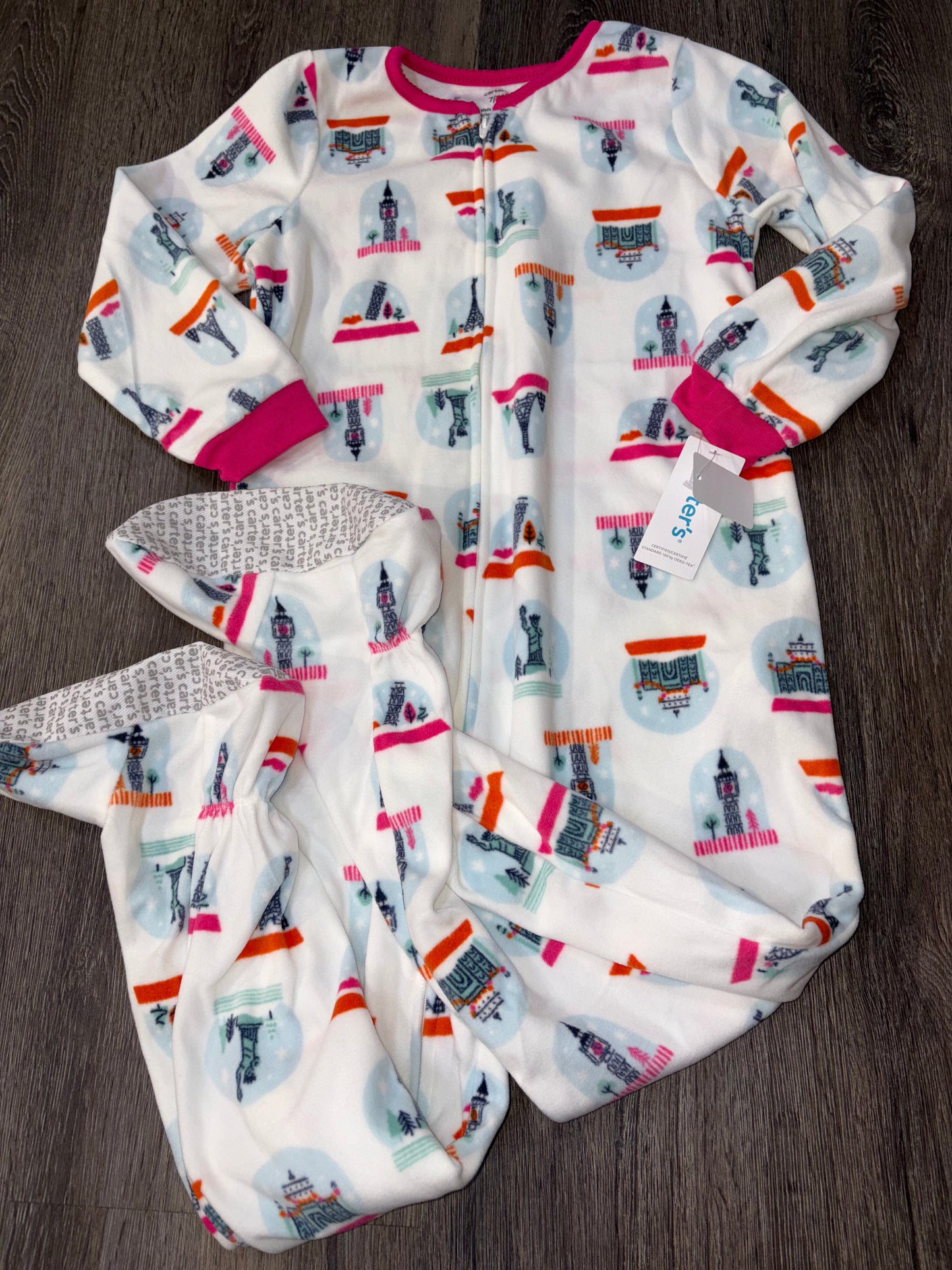 7 “Carter’s” Fleece One Piece *NWT*