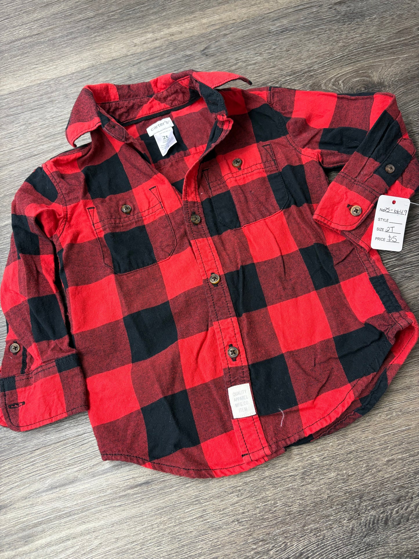 2T “Carter’s” Button Down