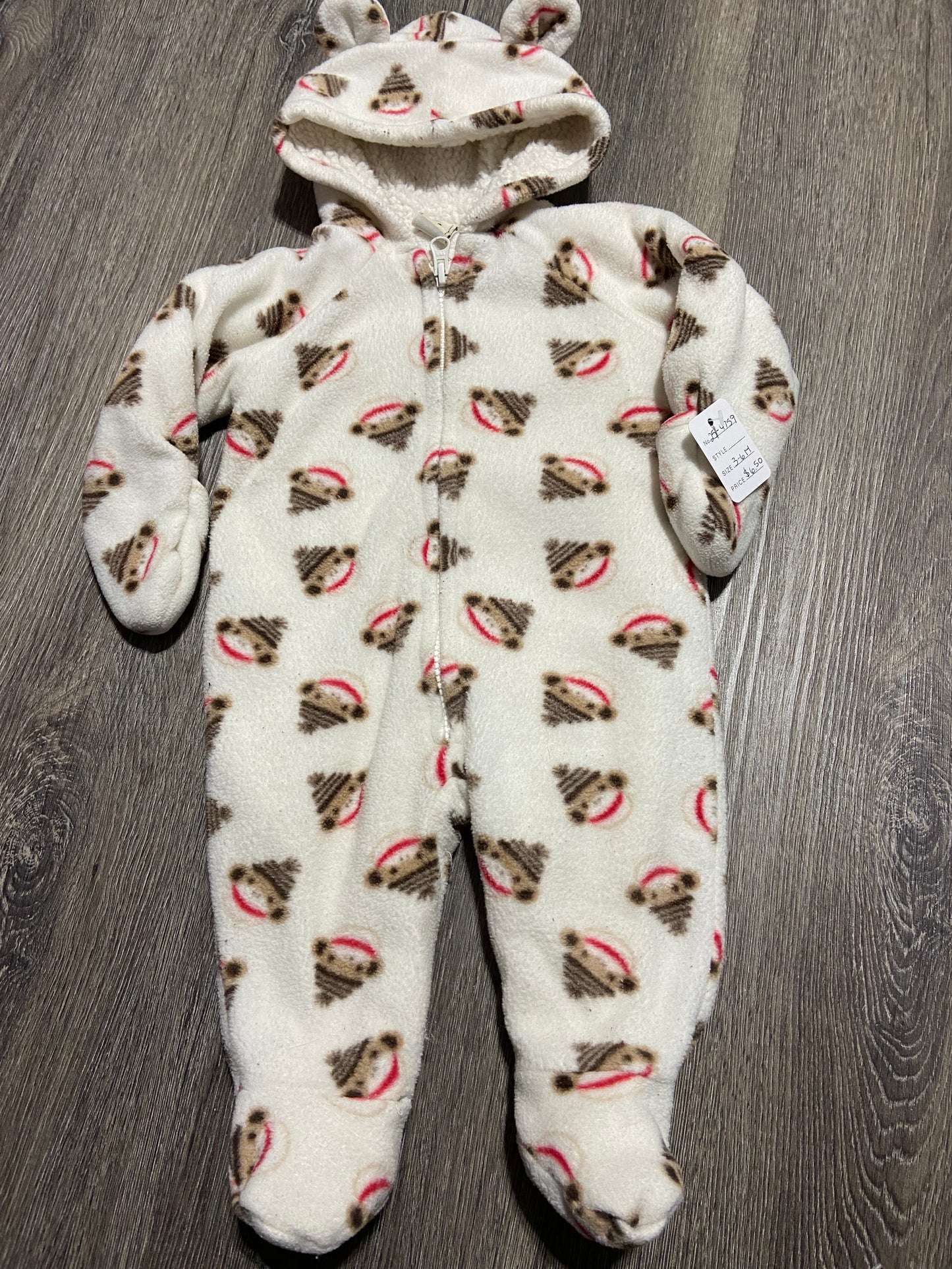 3-6 M “Old Navy” Fleece Bunting Suit