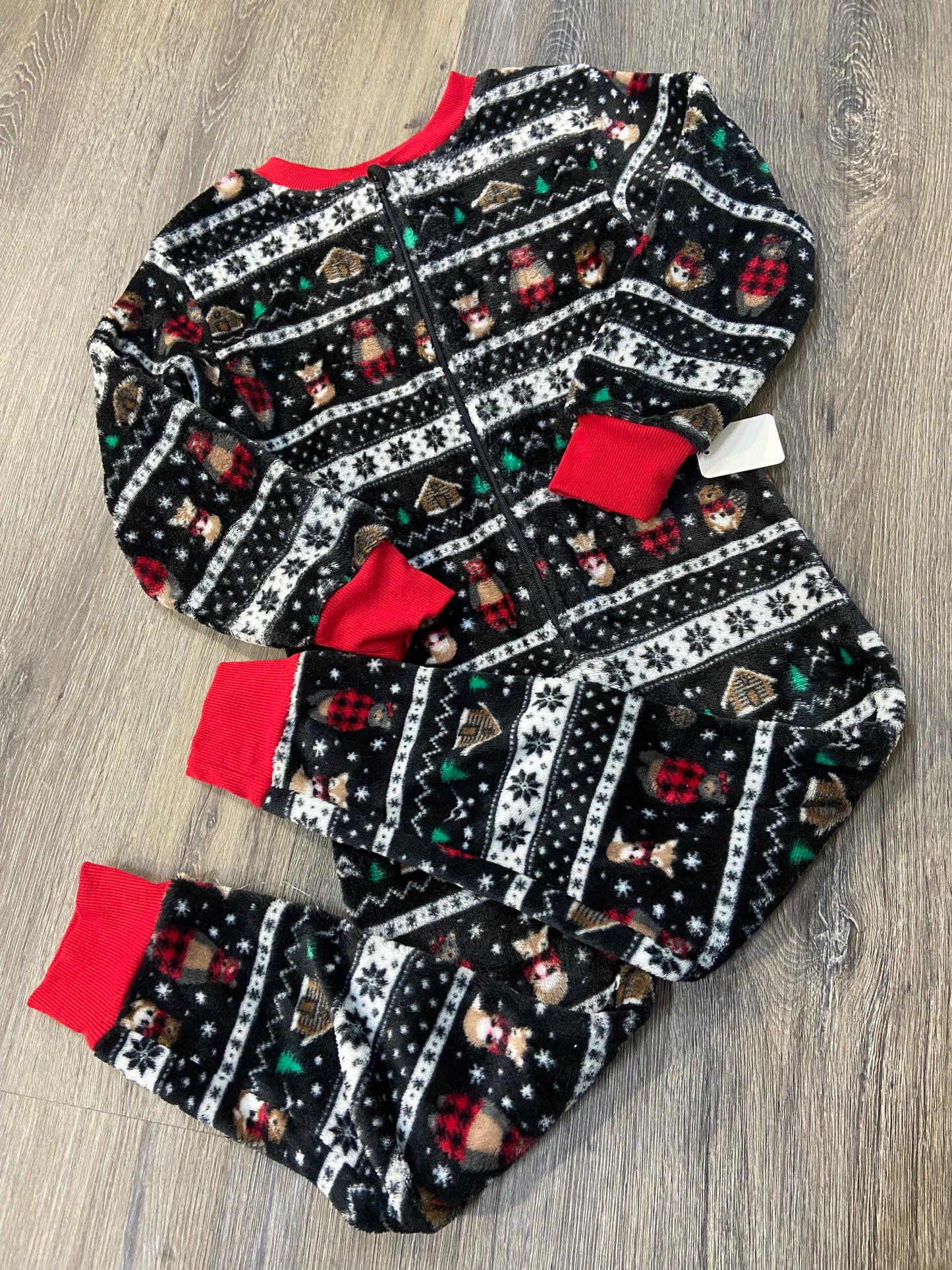 5-6 “Monkey Bars” Fleece One-Piece