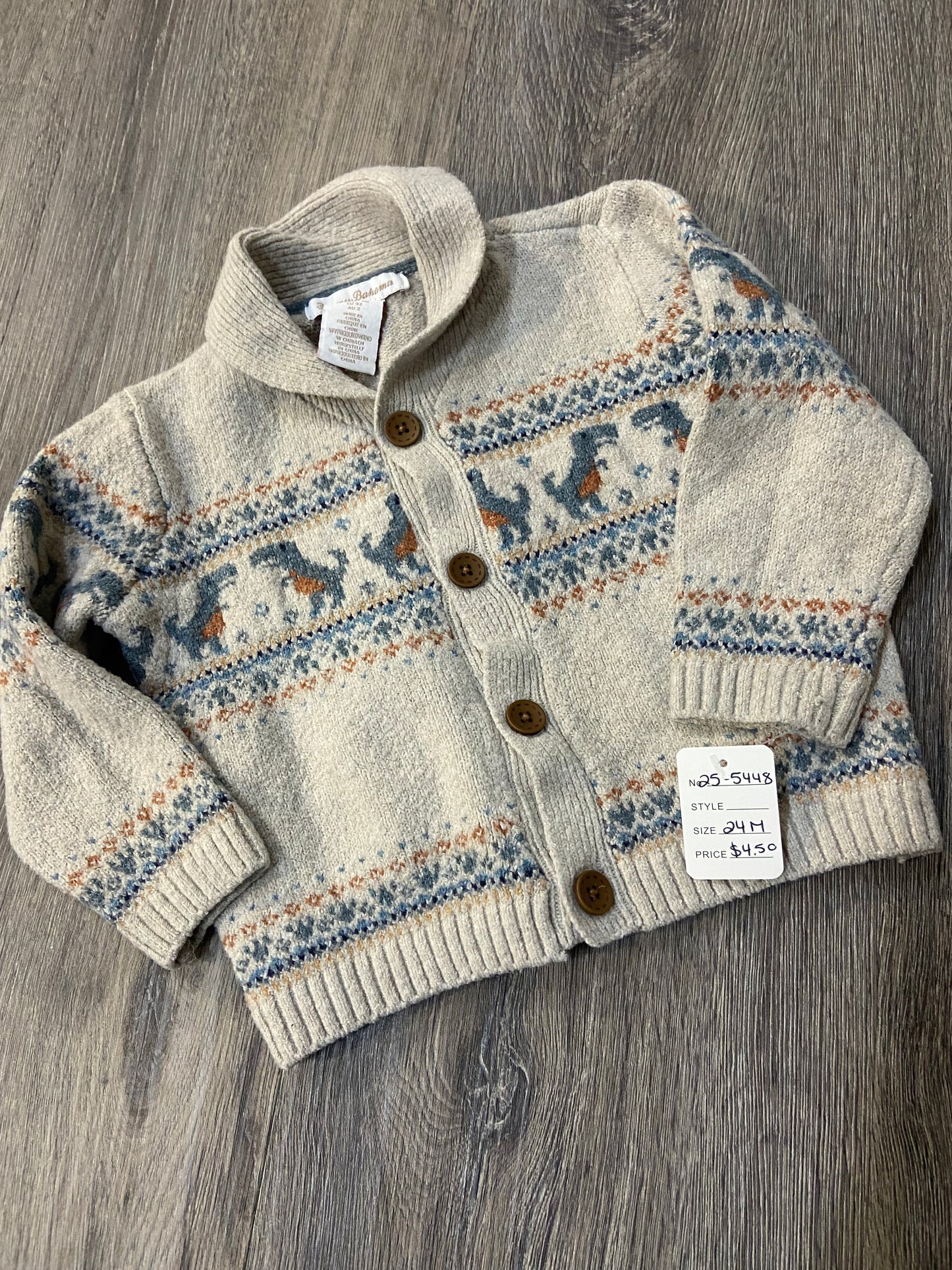 24 M “Tommy Bahama” Cardigan