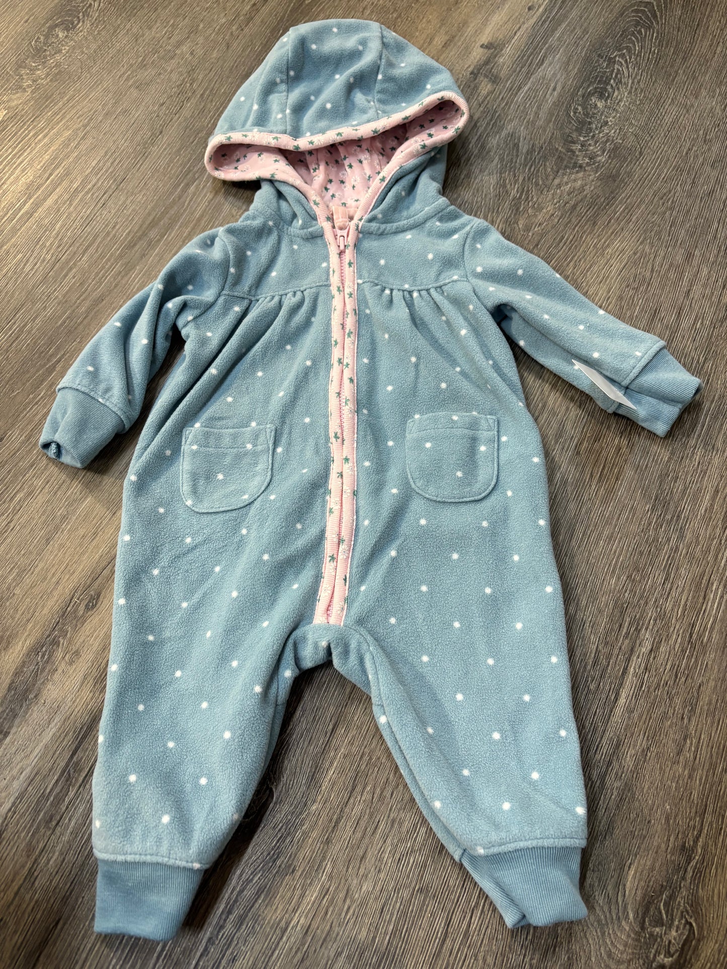 3 M “Carter’s” Fleece Romper *EUC*