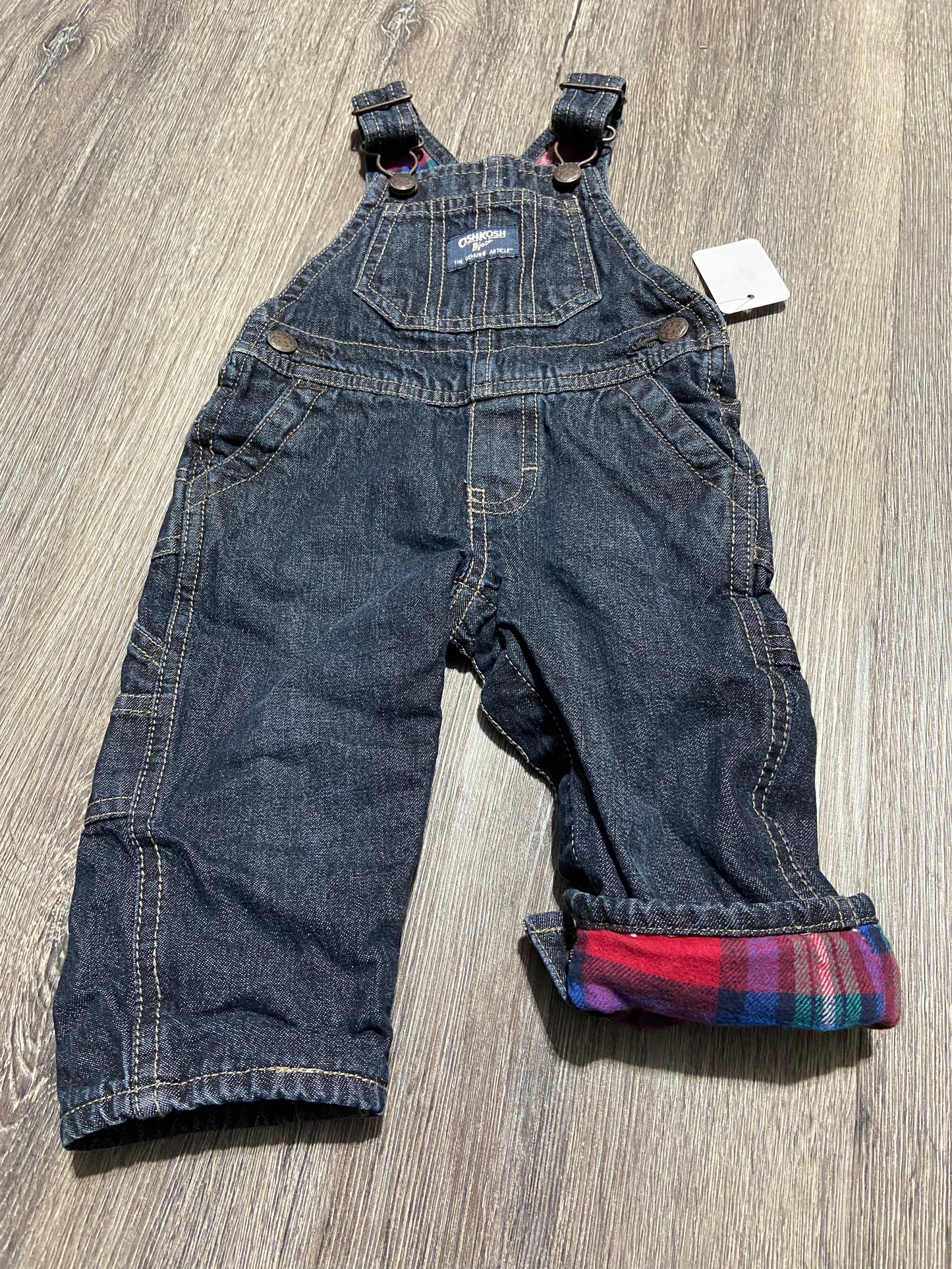 6 M “Osh Kosh” Overalls with Lining *LIKE NEW*