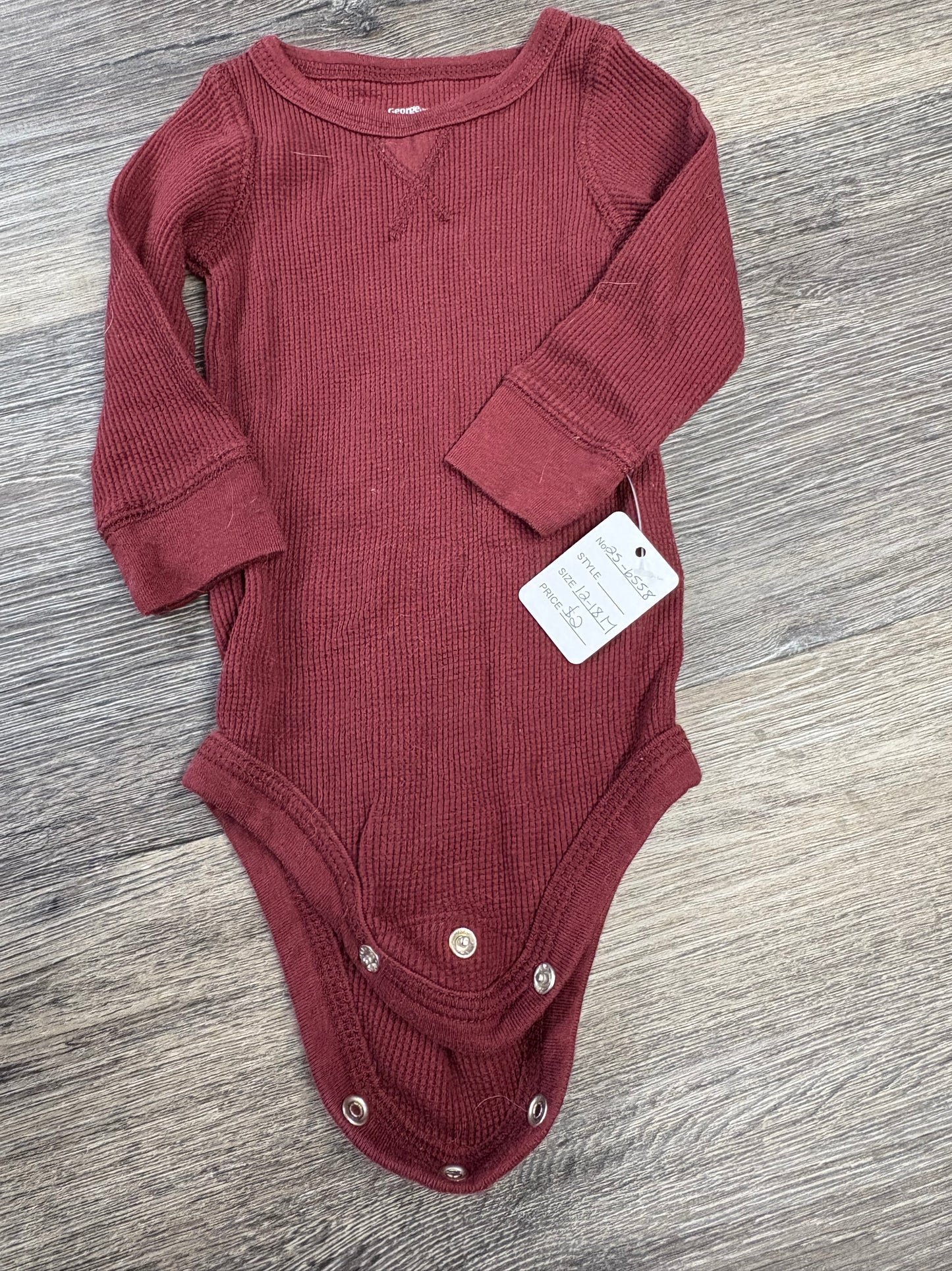 12-18 M “George” Onesie