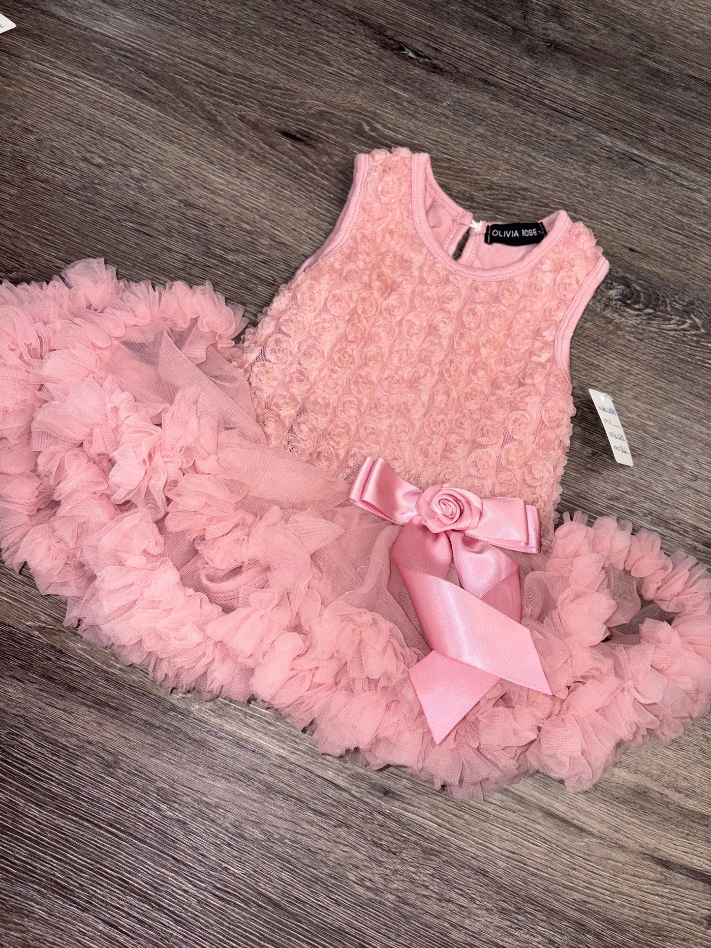 6-12 M “Olivia Rose” Onesie
