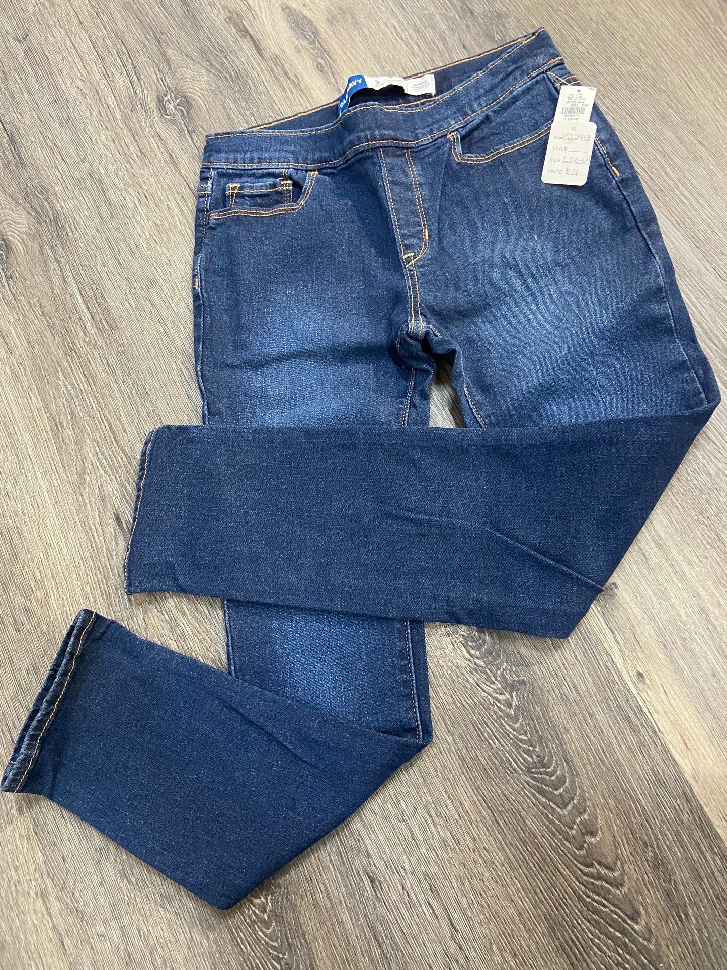 L (10-12) “Old Navy” Skinny Pull-On Jeans *NWT*