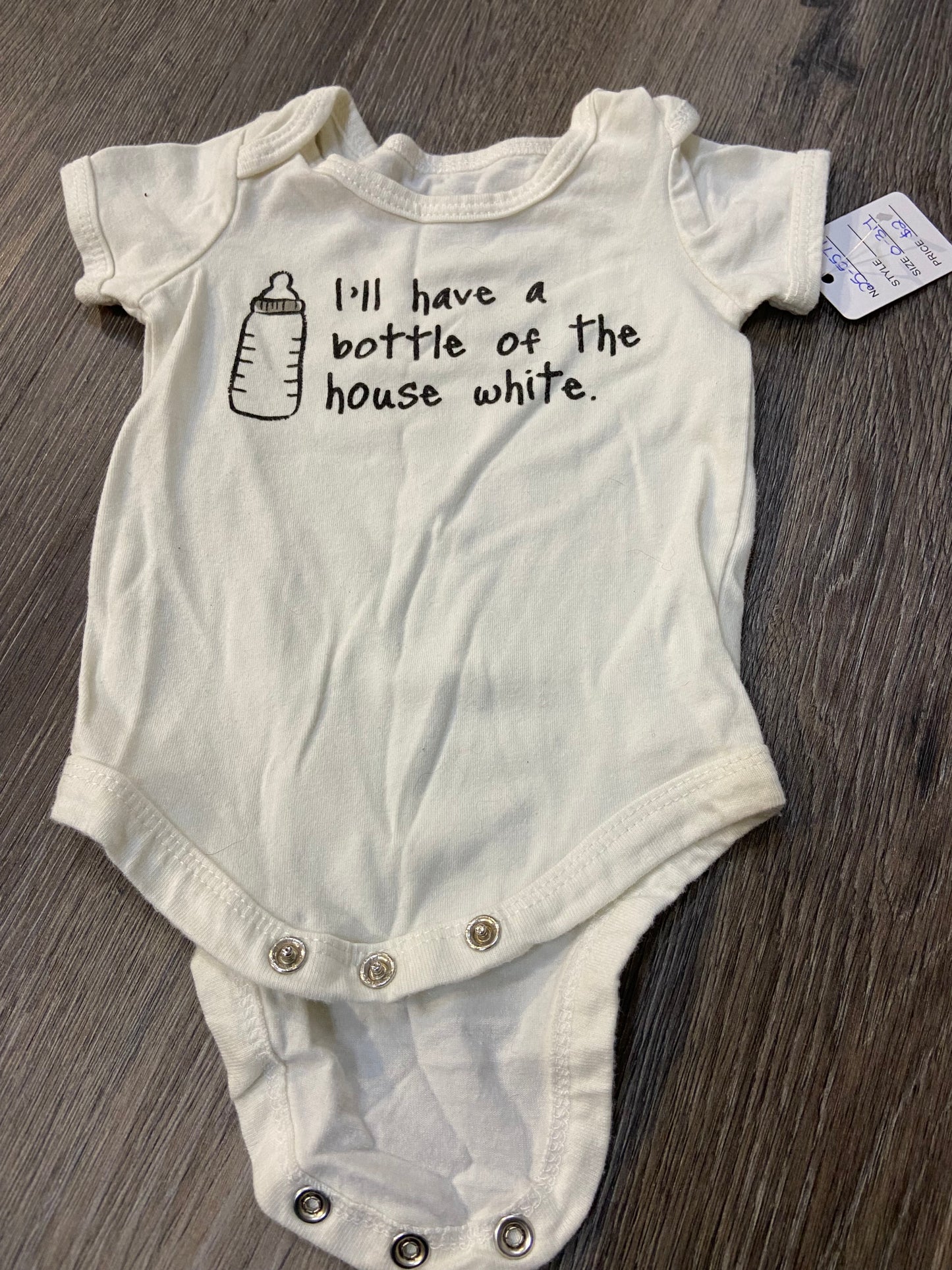 0-3 M “Indigo Baby” Onesie