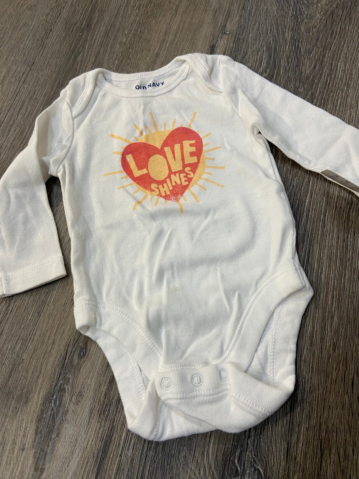 3-6 M “Old Navy” Onesie