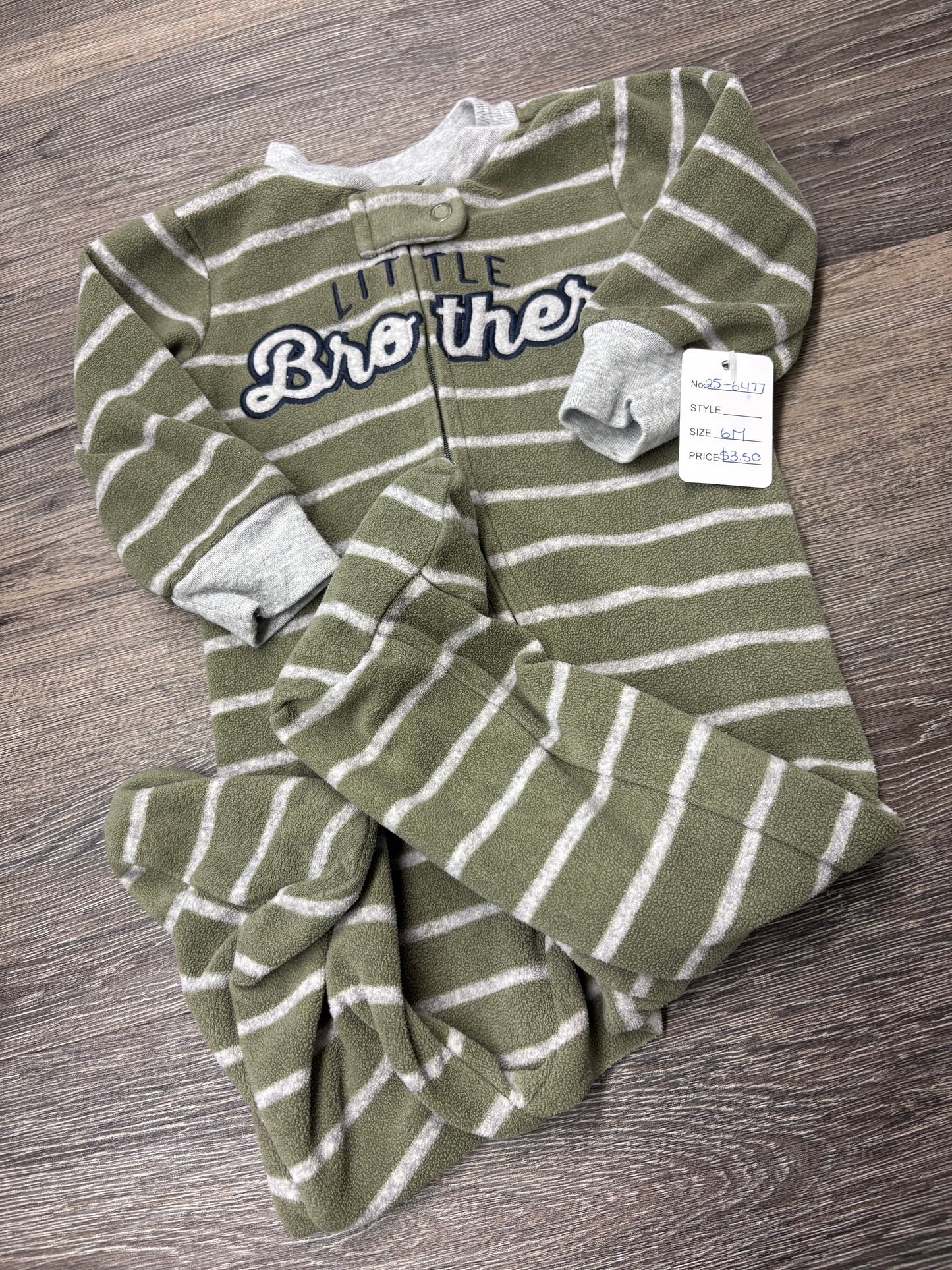 6 M “Carter’s” Fleece Sleeper