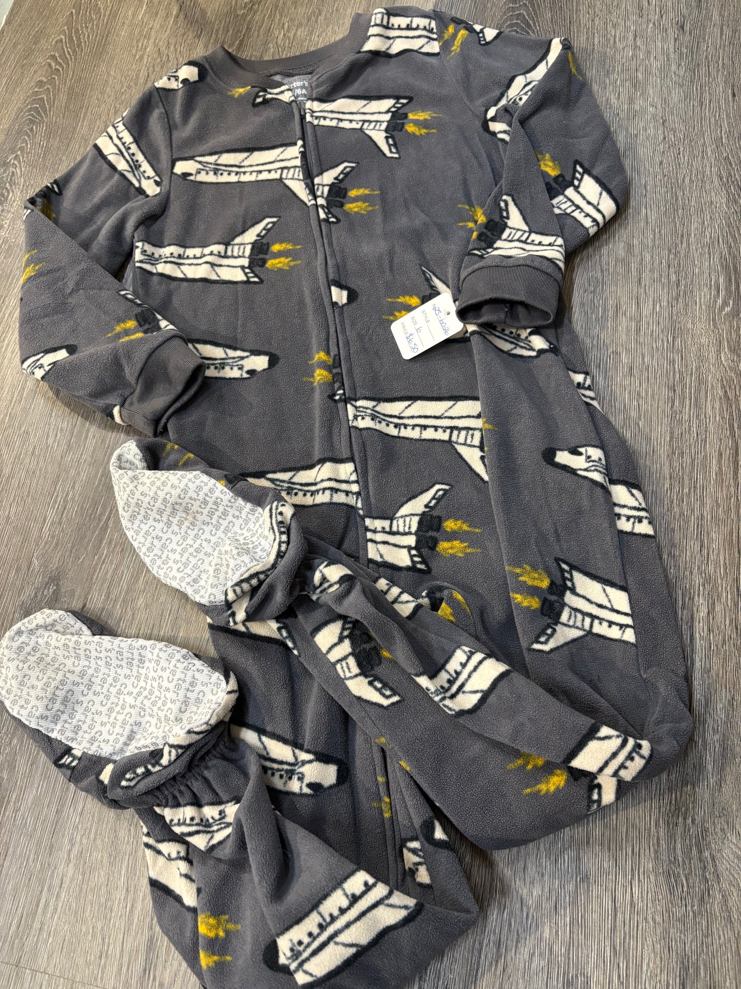 6 “Carter’s” Fleece One-Piece