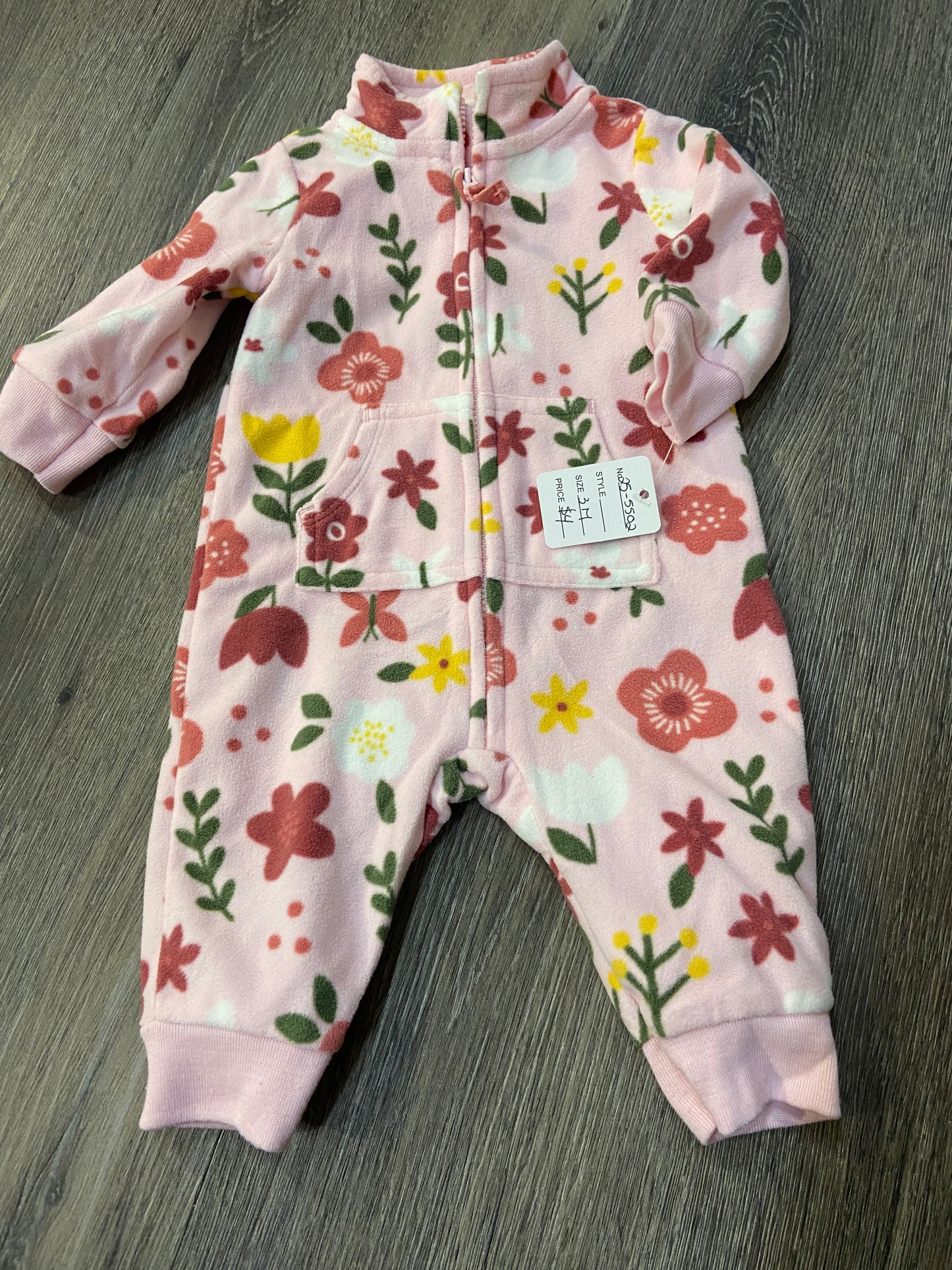 3 M “Carter’s” Fleece Romper