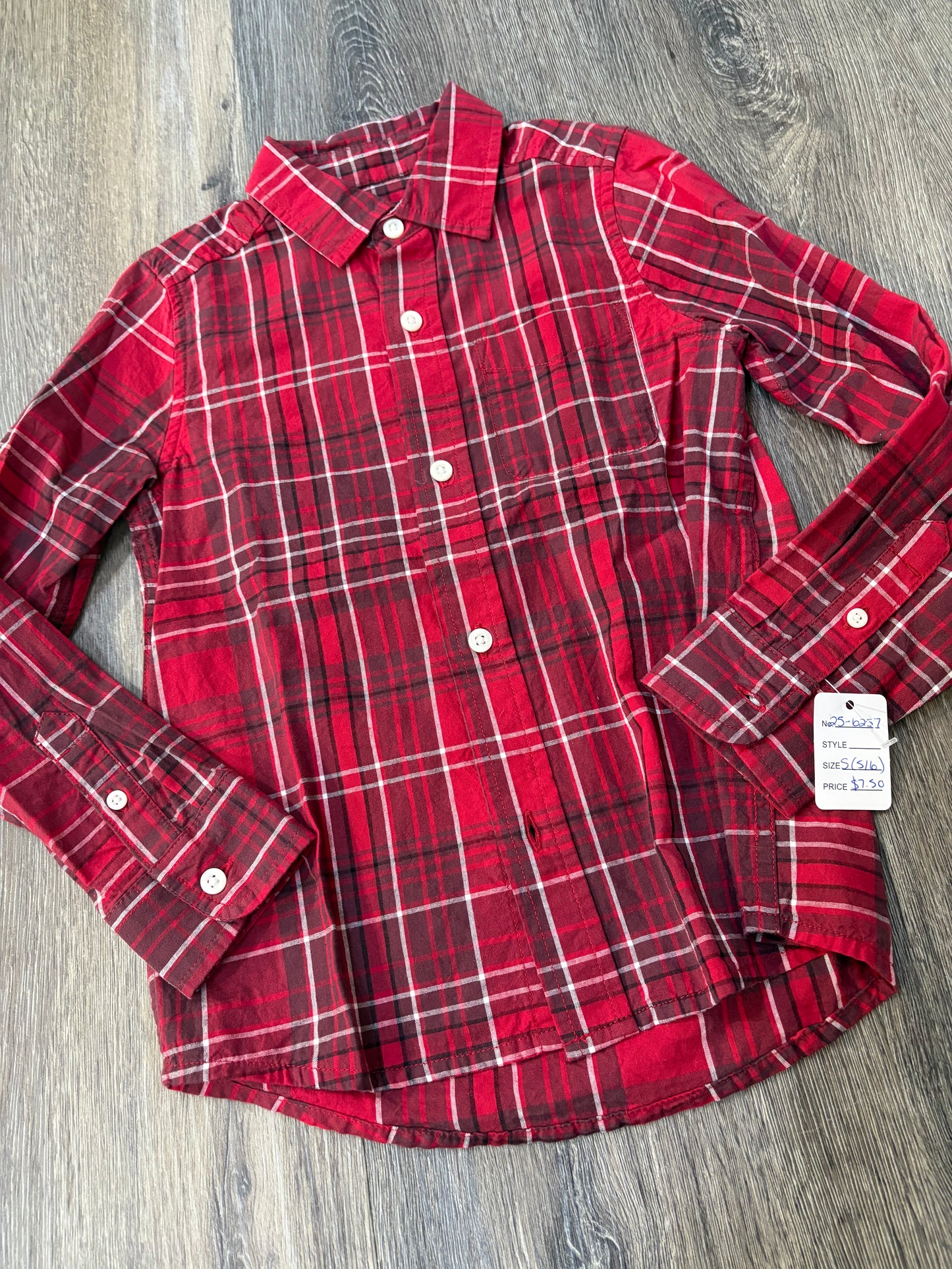 S (5-6) “Children’s Place” Button Down Shirt