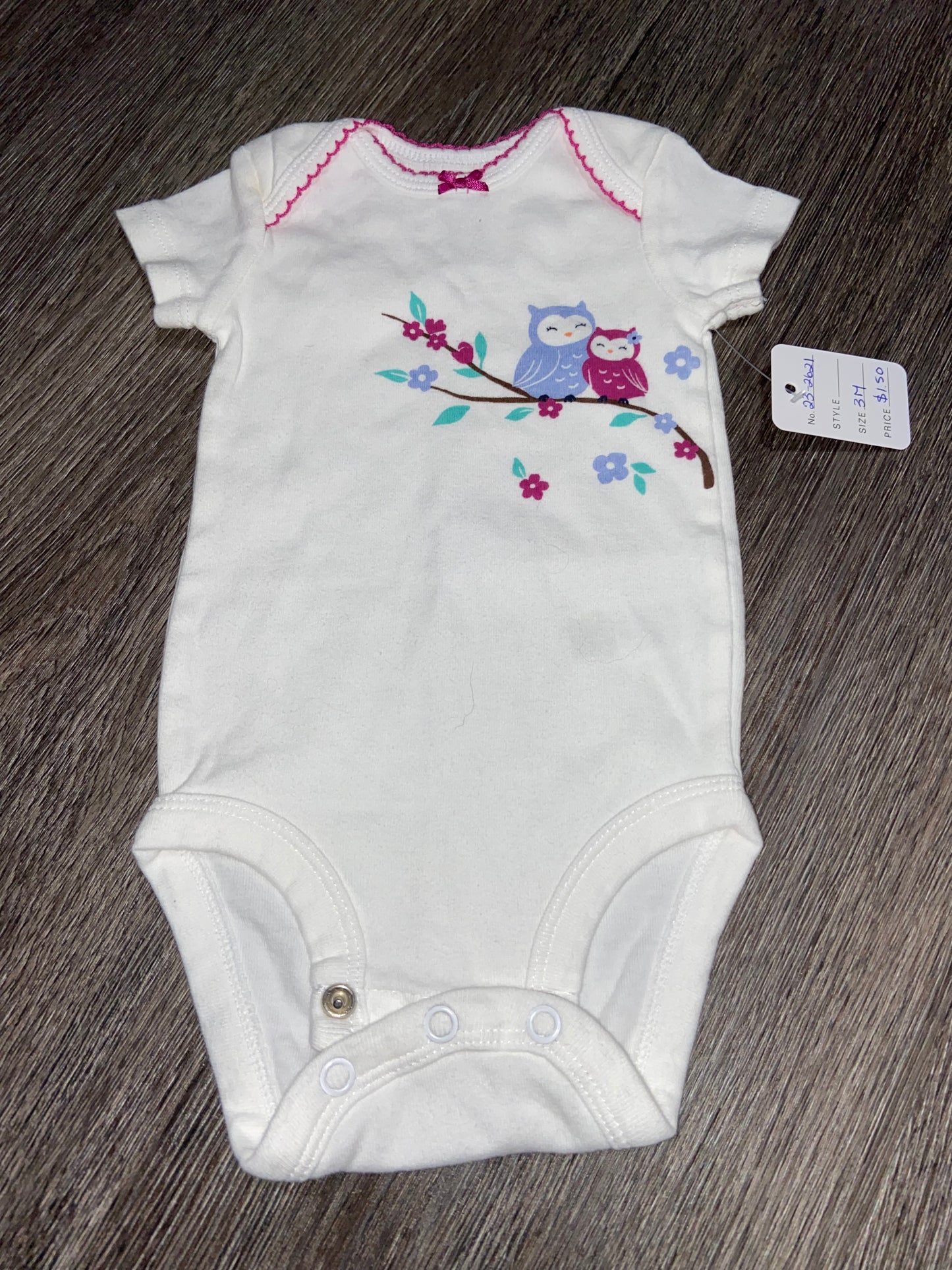 3 M “Carter’s” Onesie
