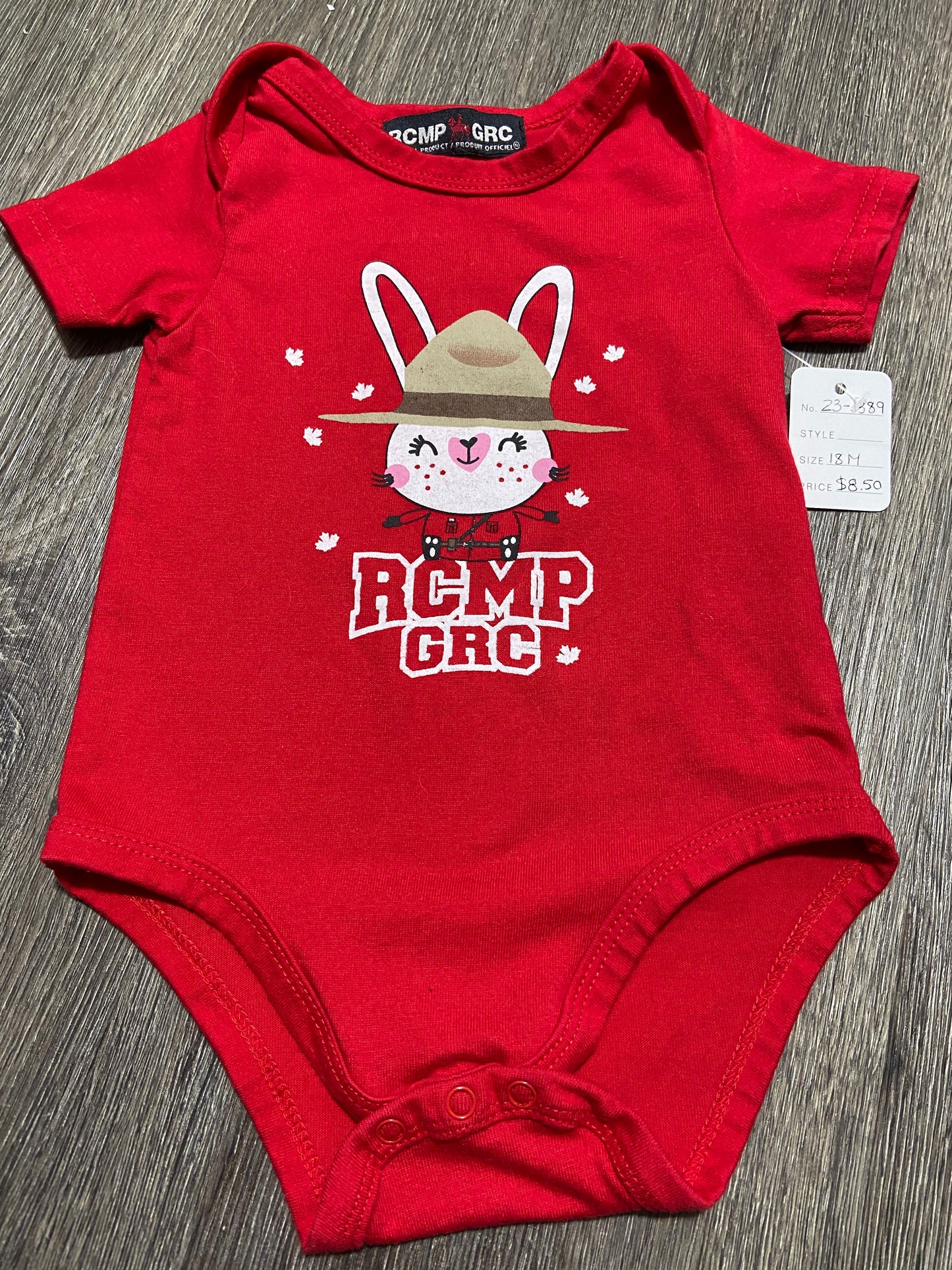 18 M ”RCMP” Onesie