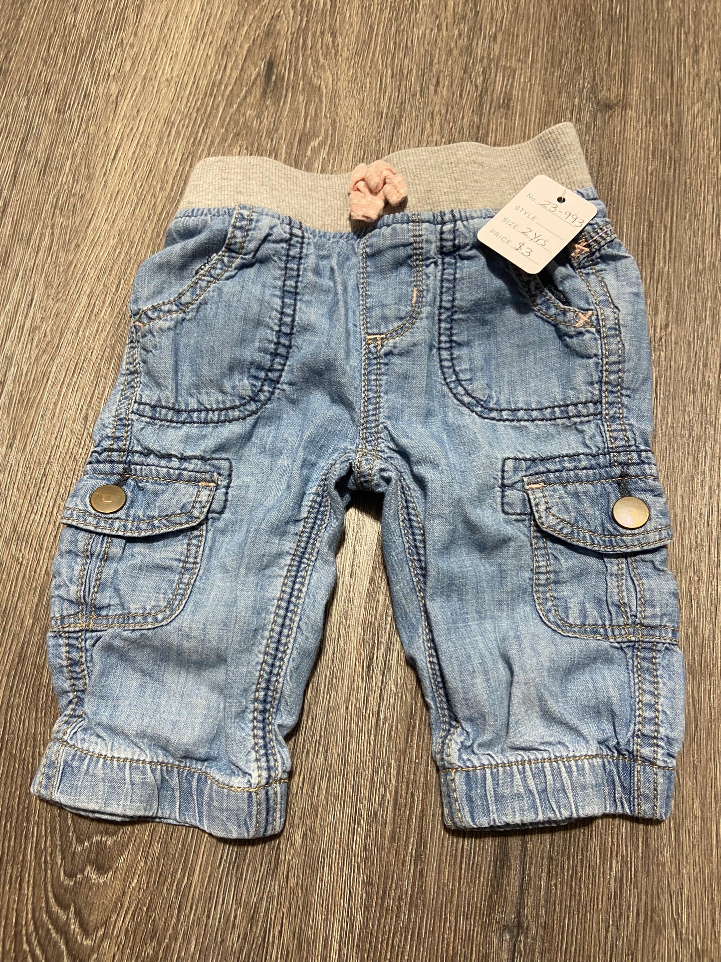 2 Yrs “Joe Fresh” Capri Cargo Pants