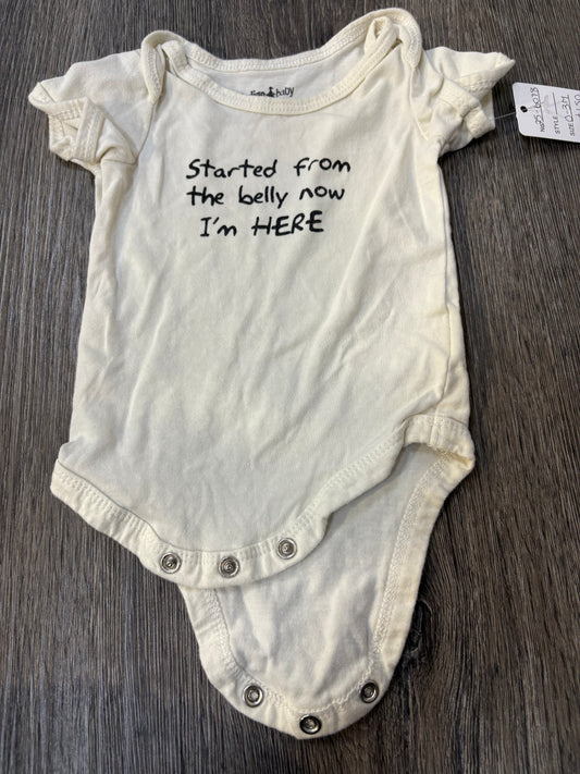 0-3 M “Indigo Baby” Onesie