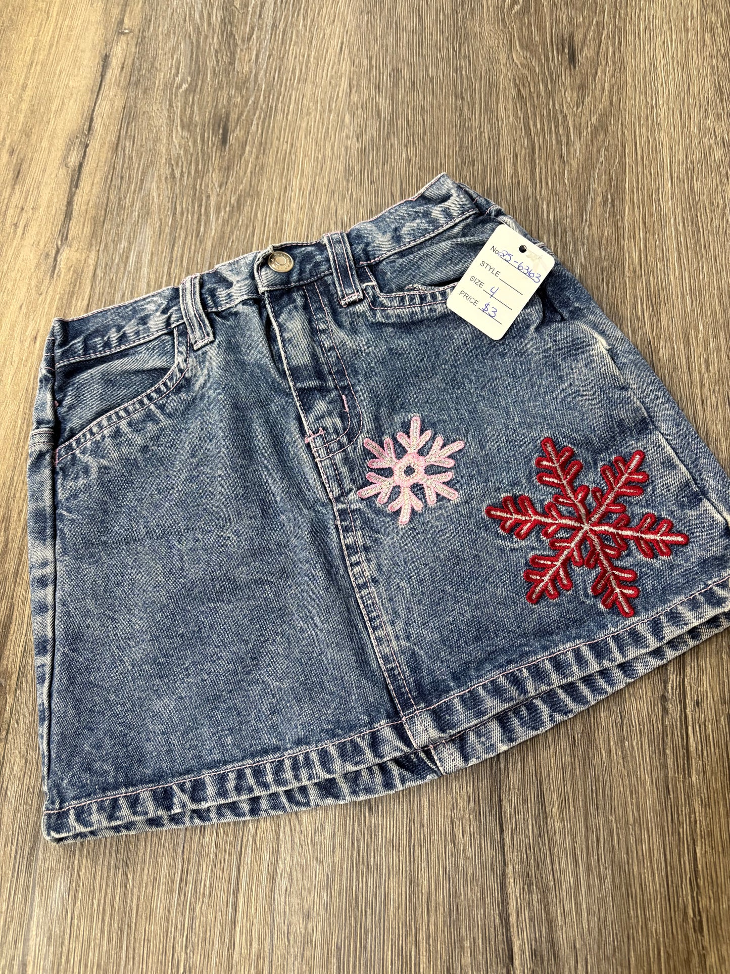 4 “Woodland” Denim Skirt