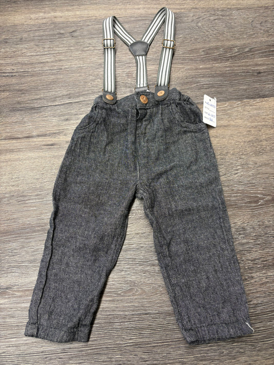 6-12 M “Little Gent” Pants with Suspenders