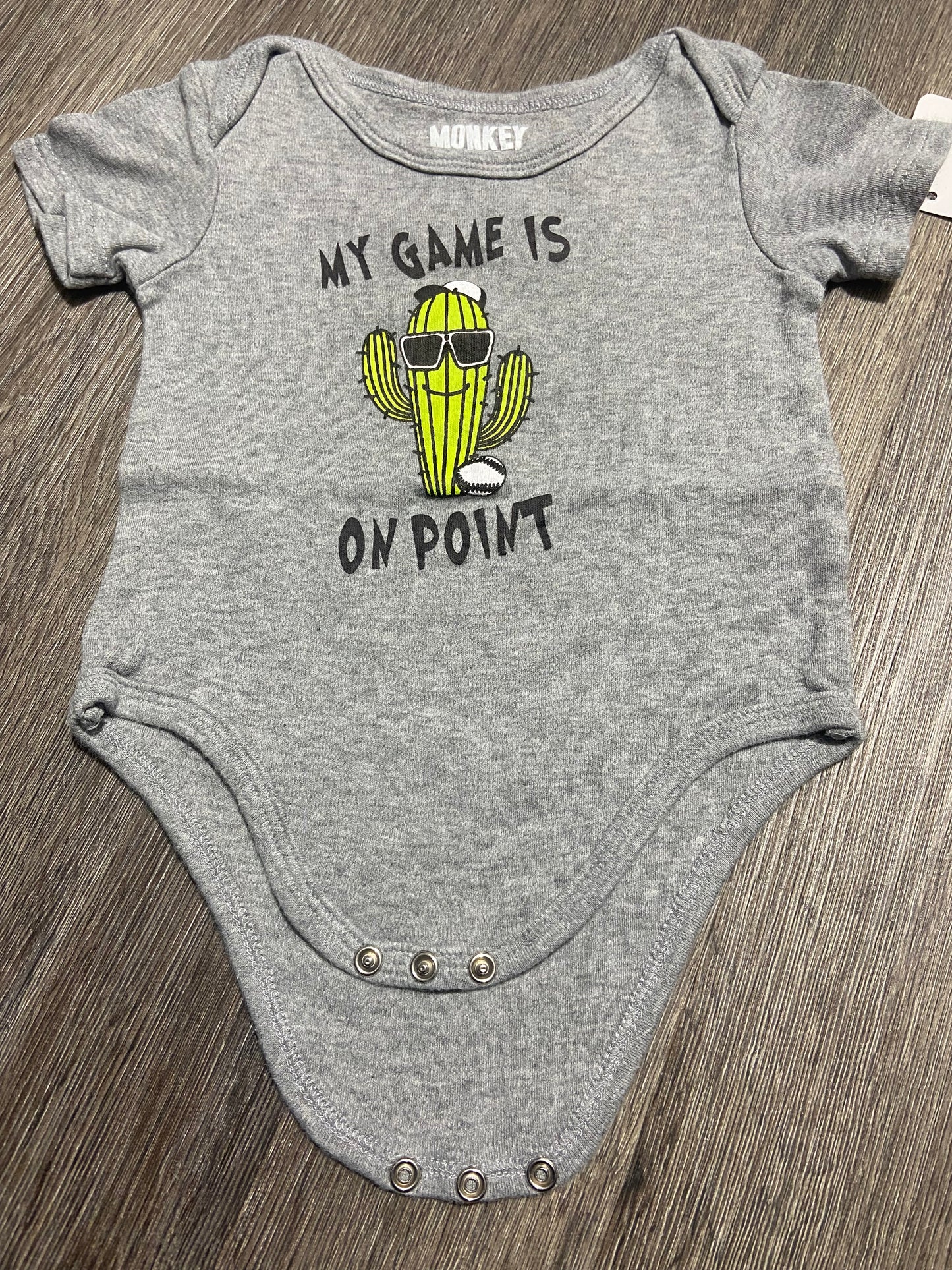 18 M “Monkey Bars” Onesie