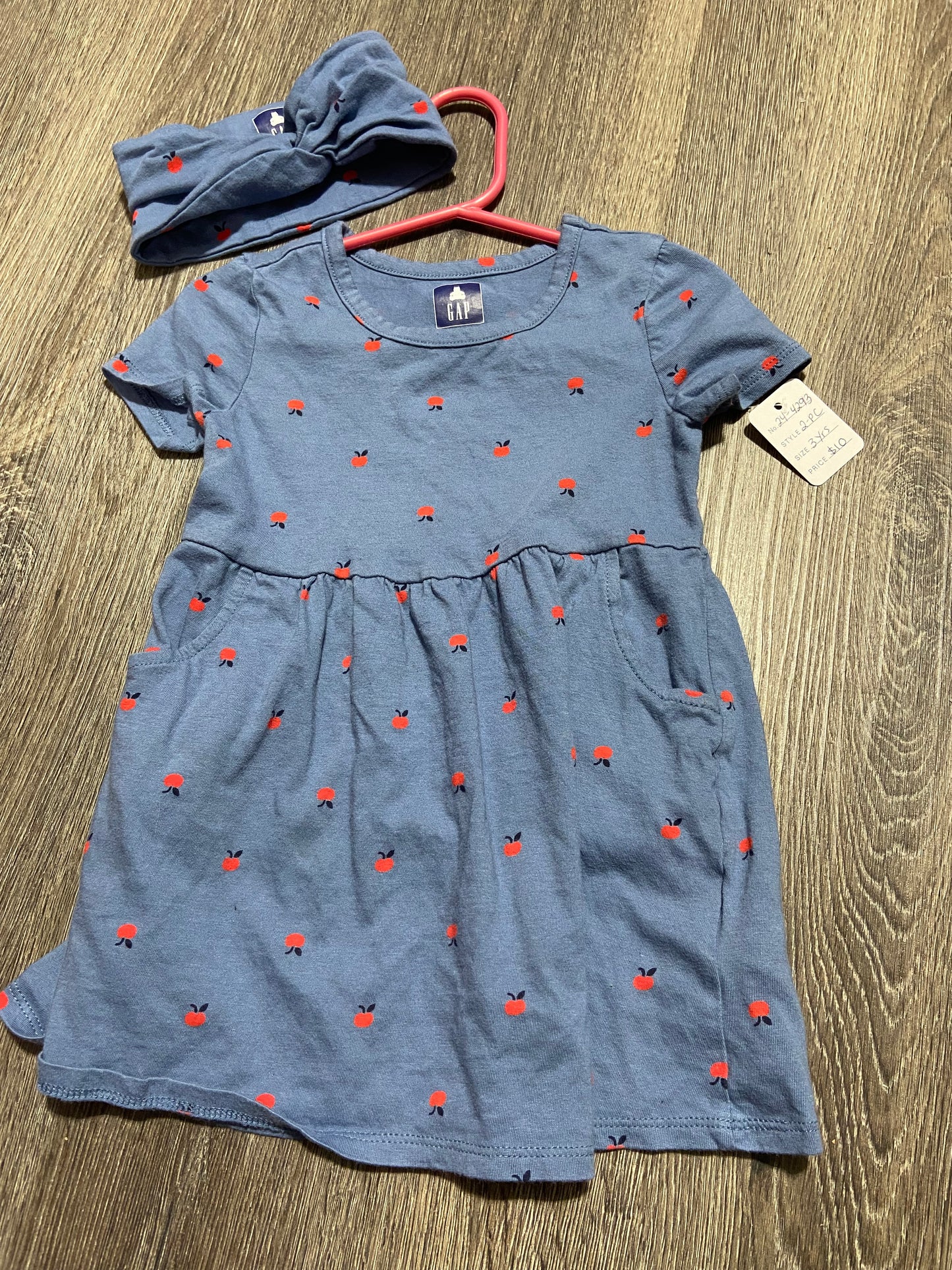 3 Yr "Baby Gap" Dress with Headband