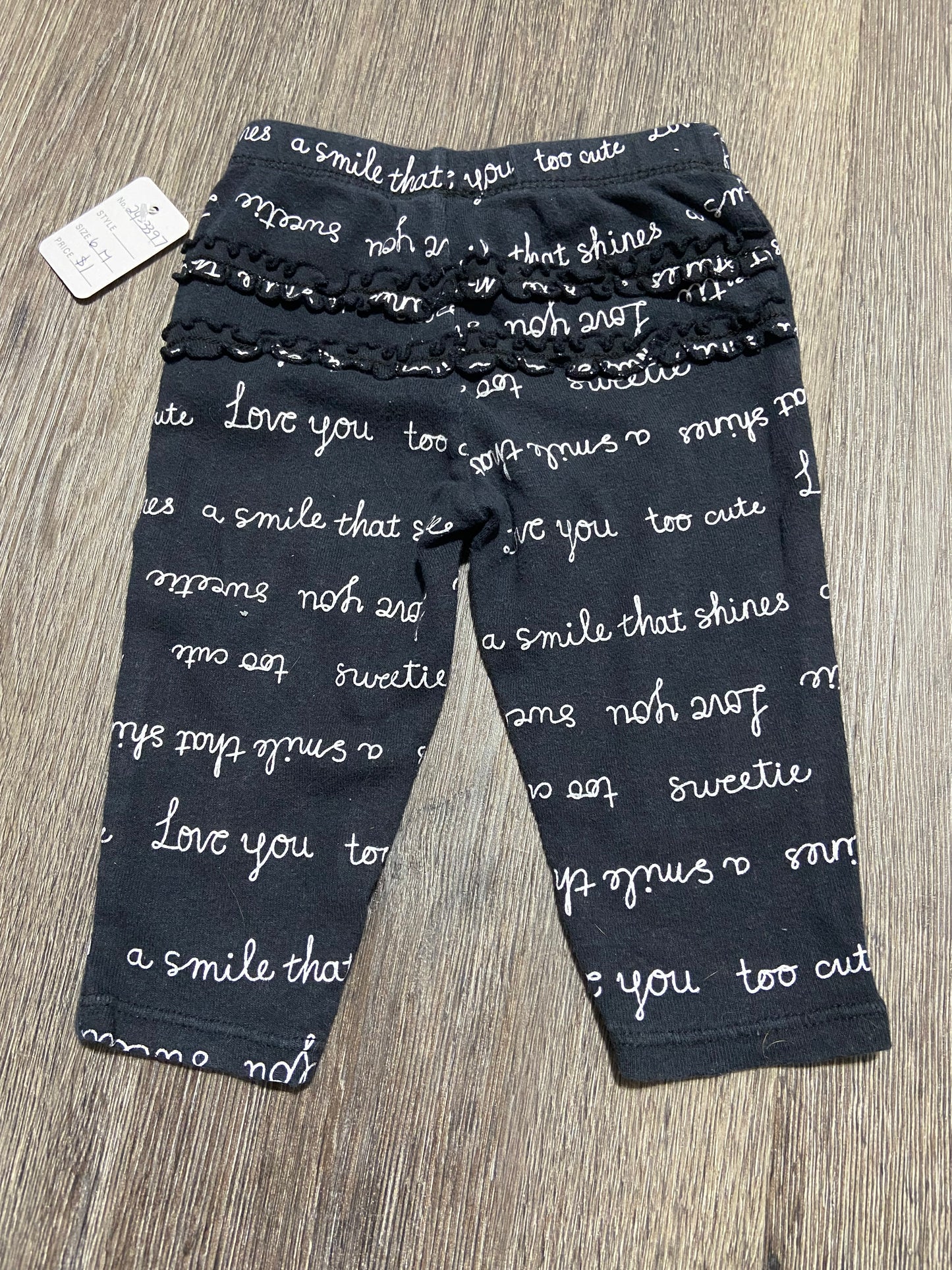 6 M “Carter’s” Leggings