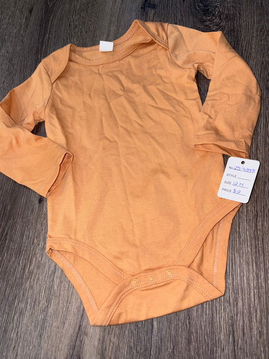 12 M “pl baby” Onesie