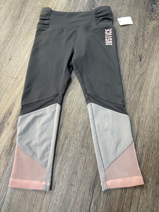 8 “Justice Active” Cropped Leggings