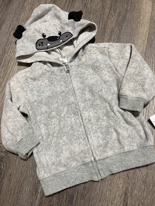 12-18 M “George” Fleece Hoodie *LIKE NEW*