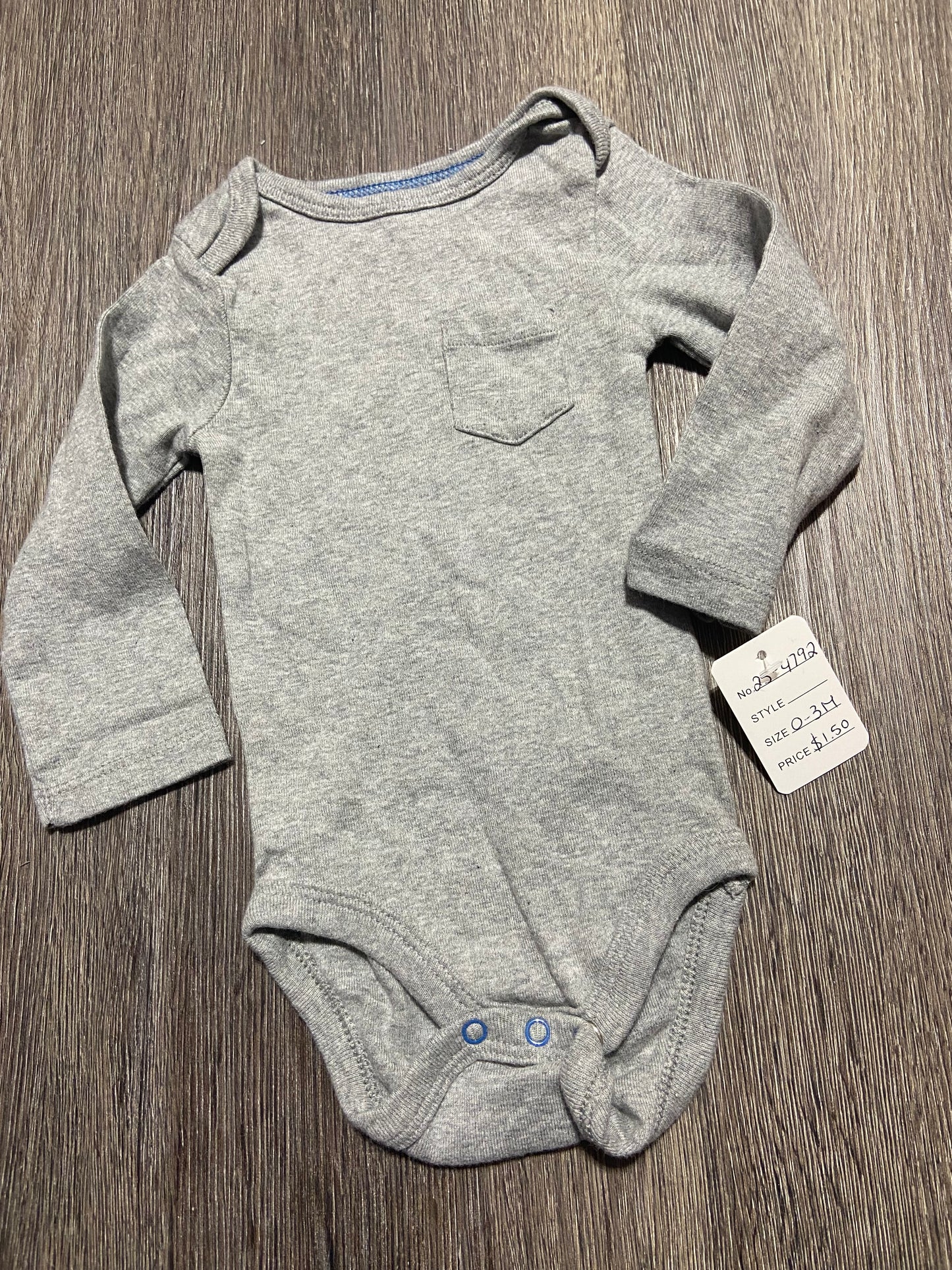 0-3 M “Cloud Island” Onesie