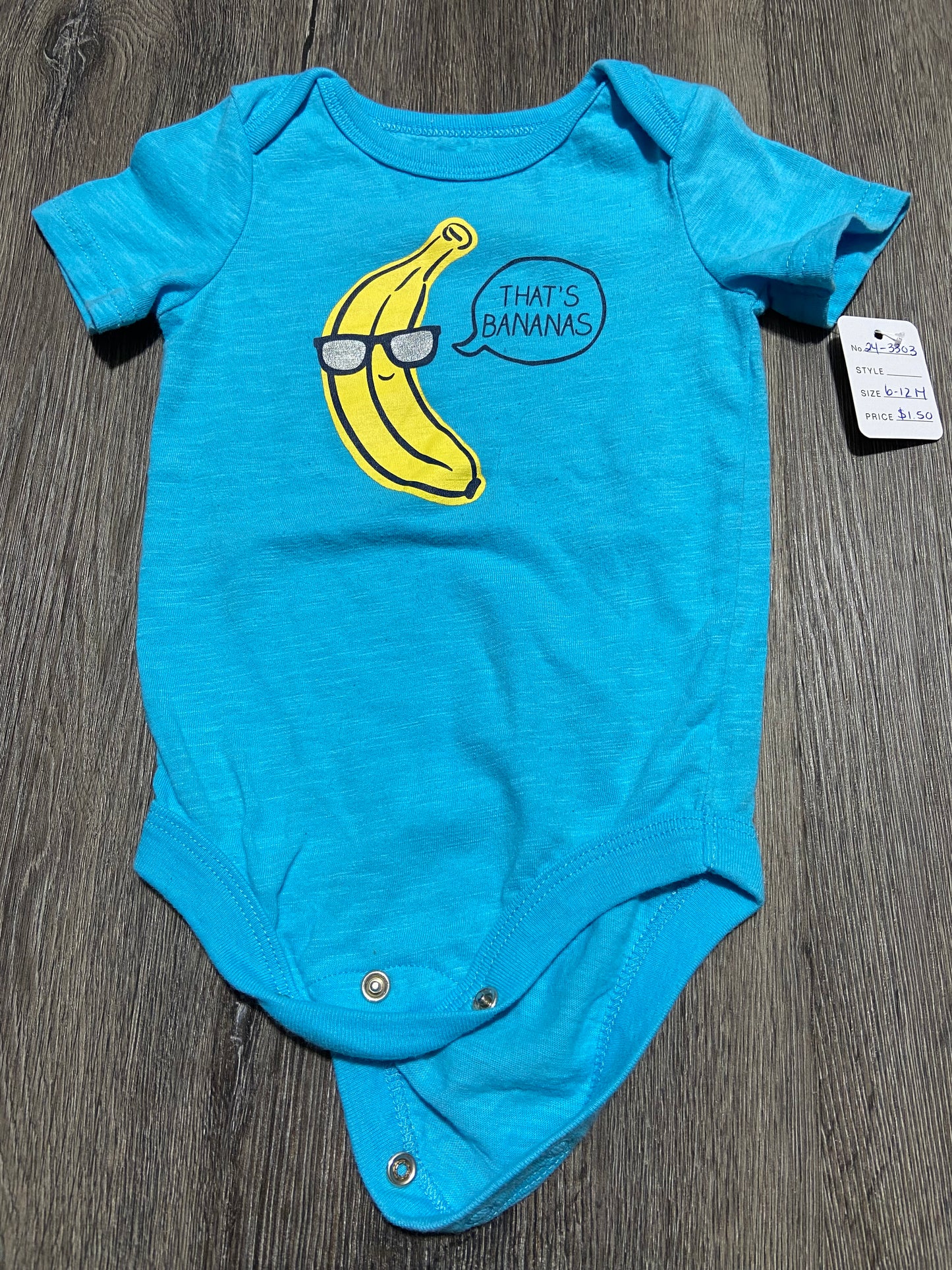 6-12 M “George” Onesie