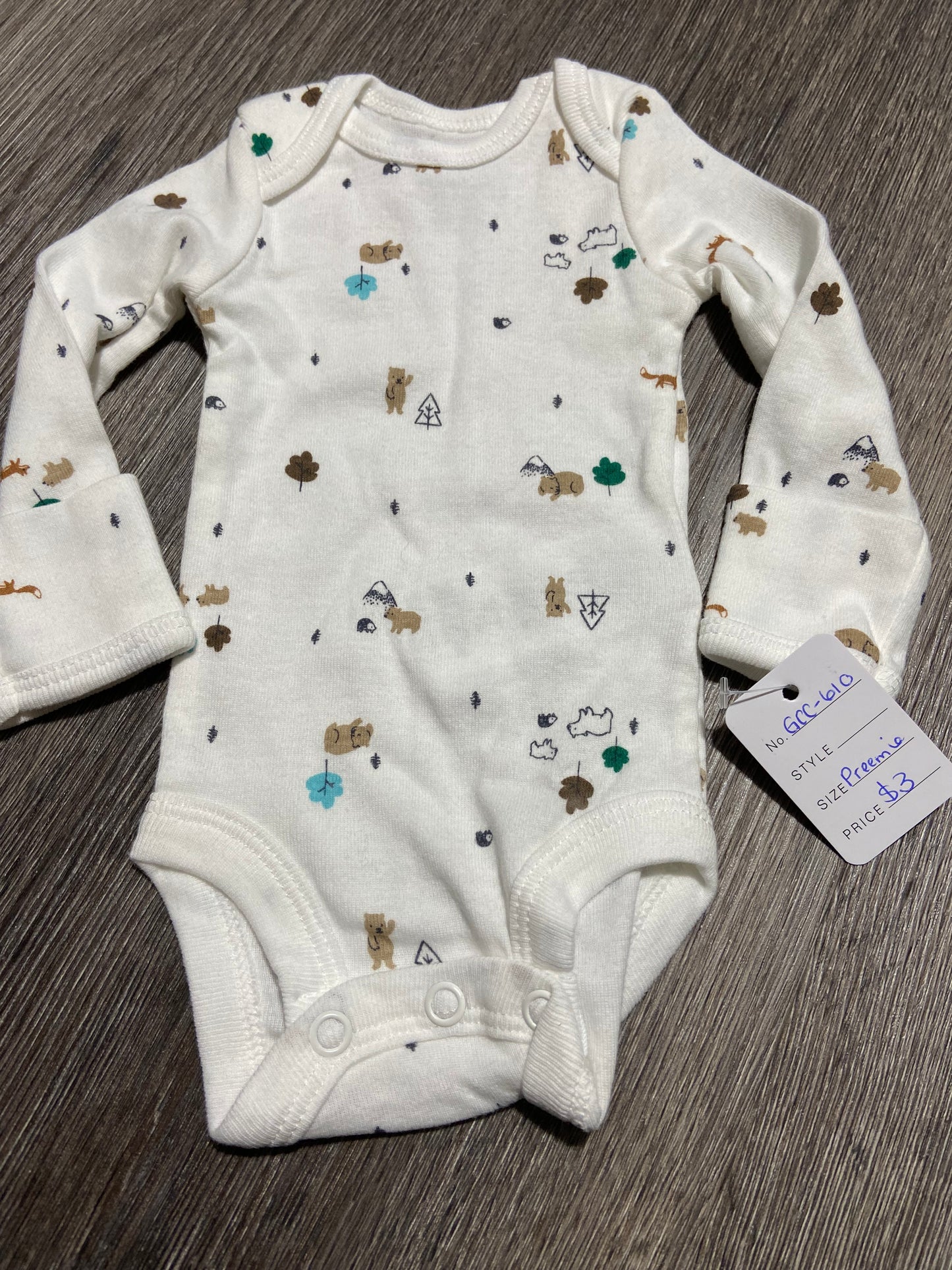 Preemie “Simple Joys” Onesie