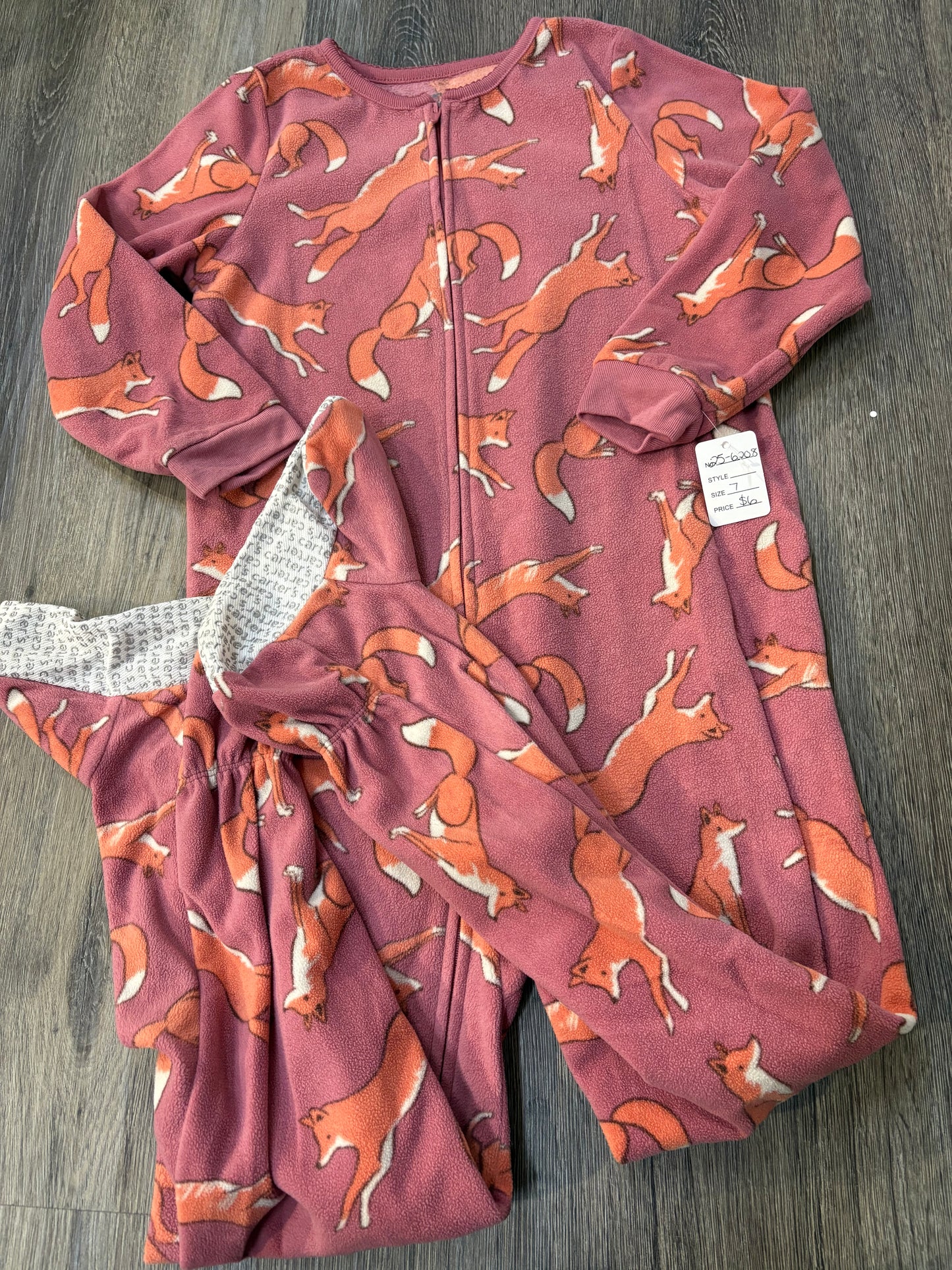 7 “Carter’s” Fleece One Piece