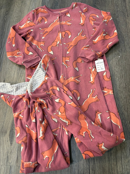 7 “Carter’s” Fleece One Piece