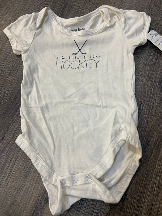 6-12 M “Indigo Baby” Onesie