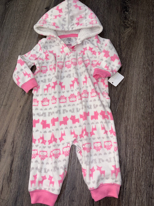 9 M “Just One You” Fleece Romper