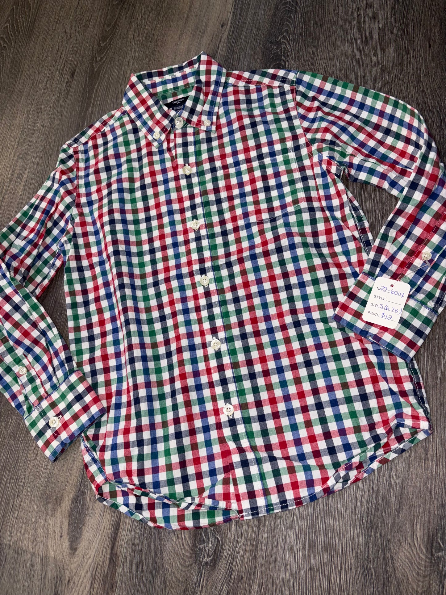 S (6-7 Yrs) “Gap Kids” Button Down