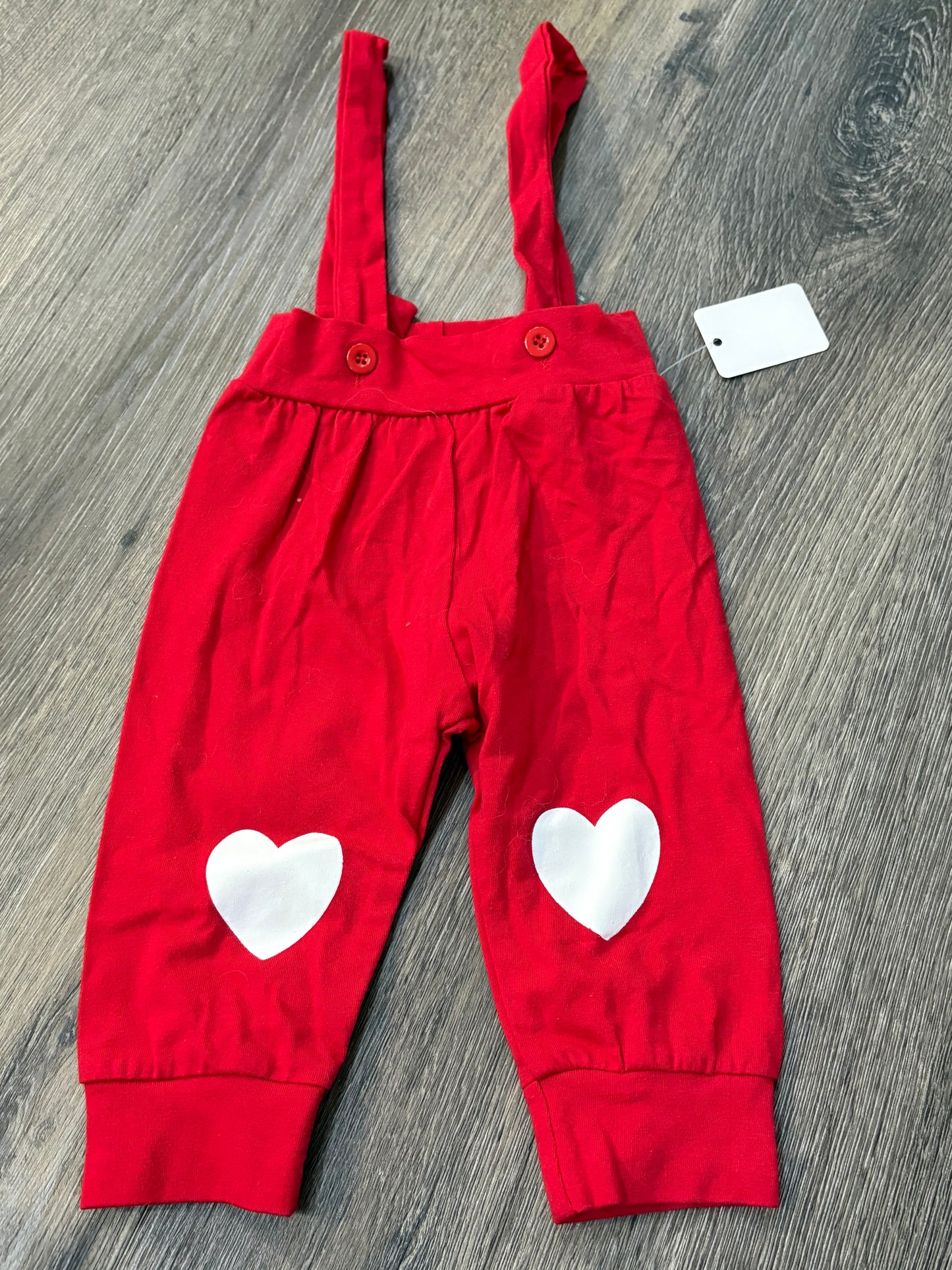 70 (6-12 M) Pants with Suspenders