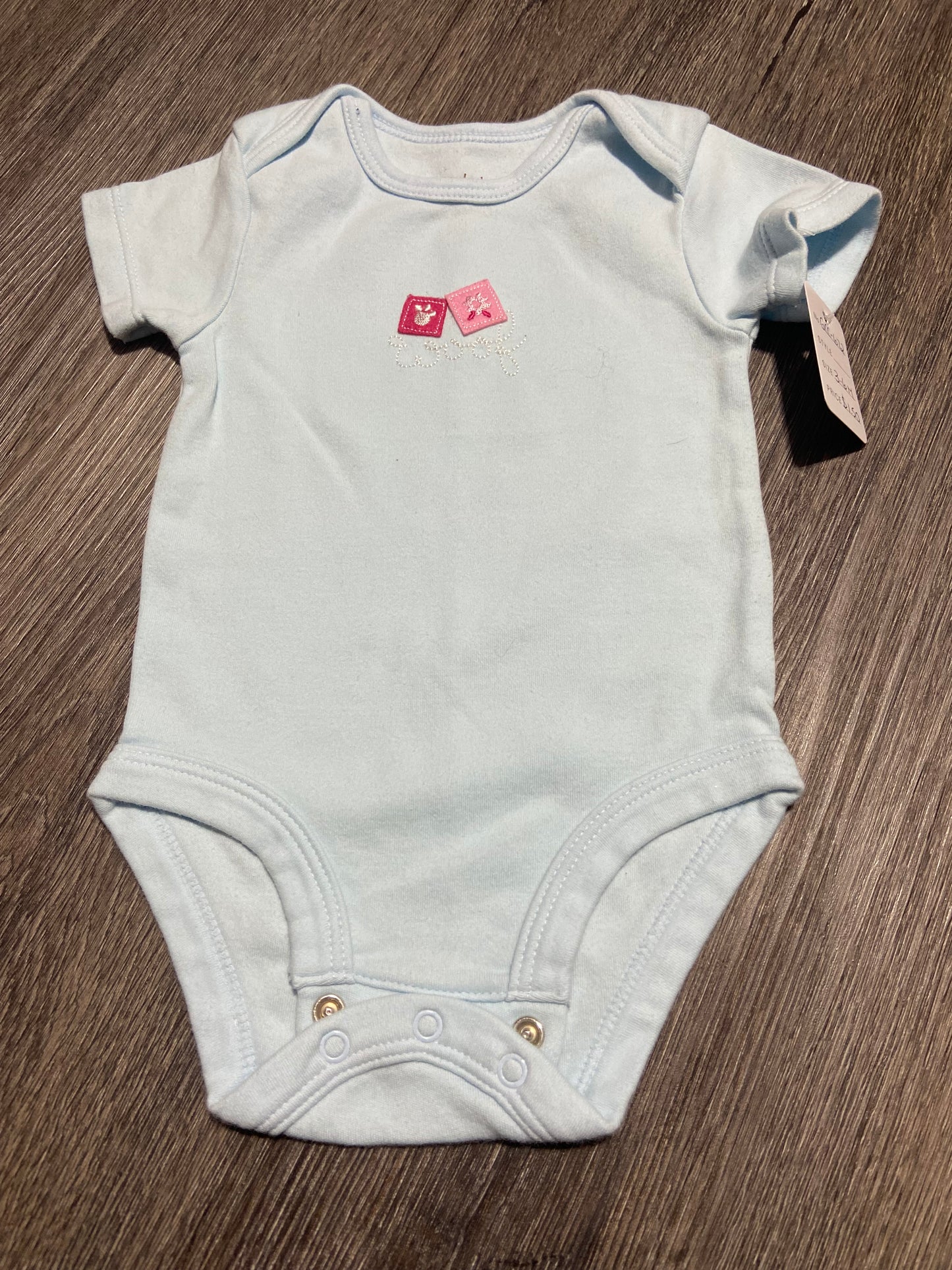 3-6 M “Pekkle” Onesie