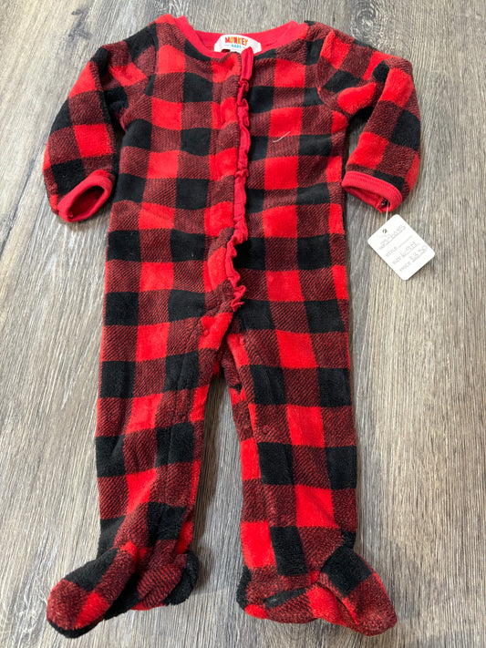 6-9 M “Monkey Bars” Fleece Sleeper