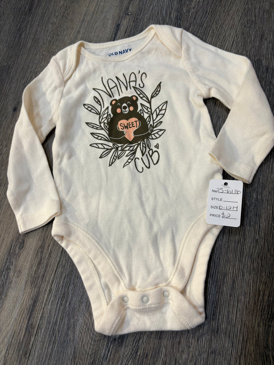 6-12 M “Old Navy” Onesie
