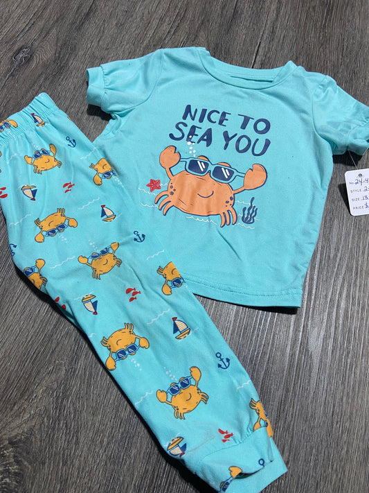 18 M “Monkey Bars” PJ Set