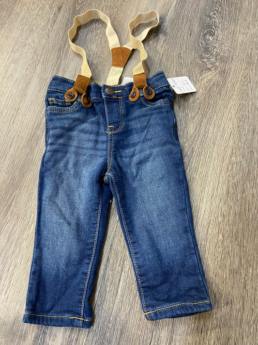 9 M “Osh Kosh” Pants with Suspenders